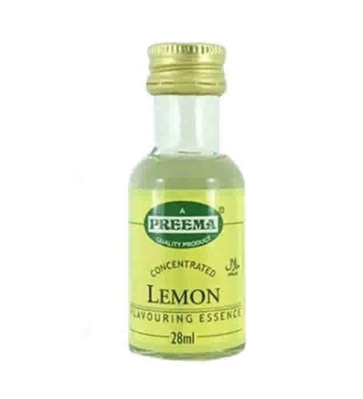 Preema | Lemon Flavouring Essence 12X28ml | Prefect For Baking | Halal | Premium Quality - Buy Online on SooperMarket.com