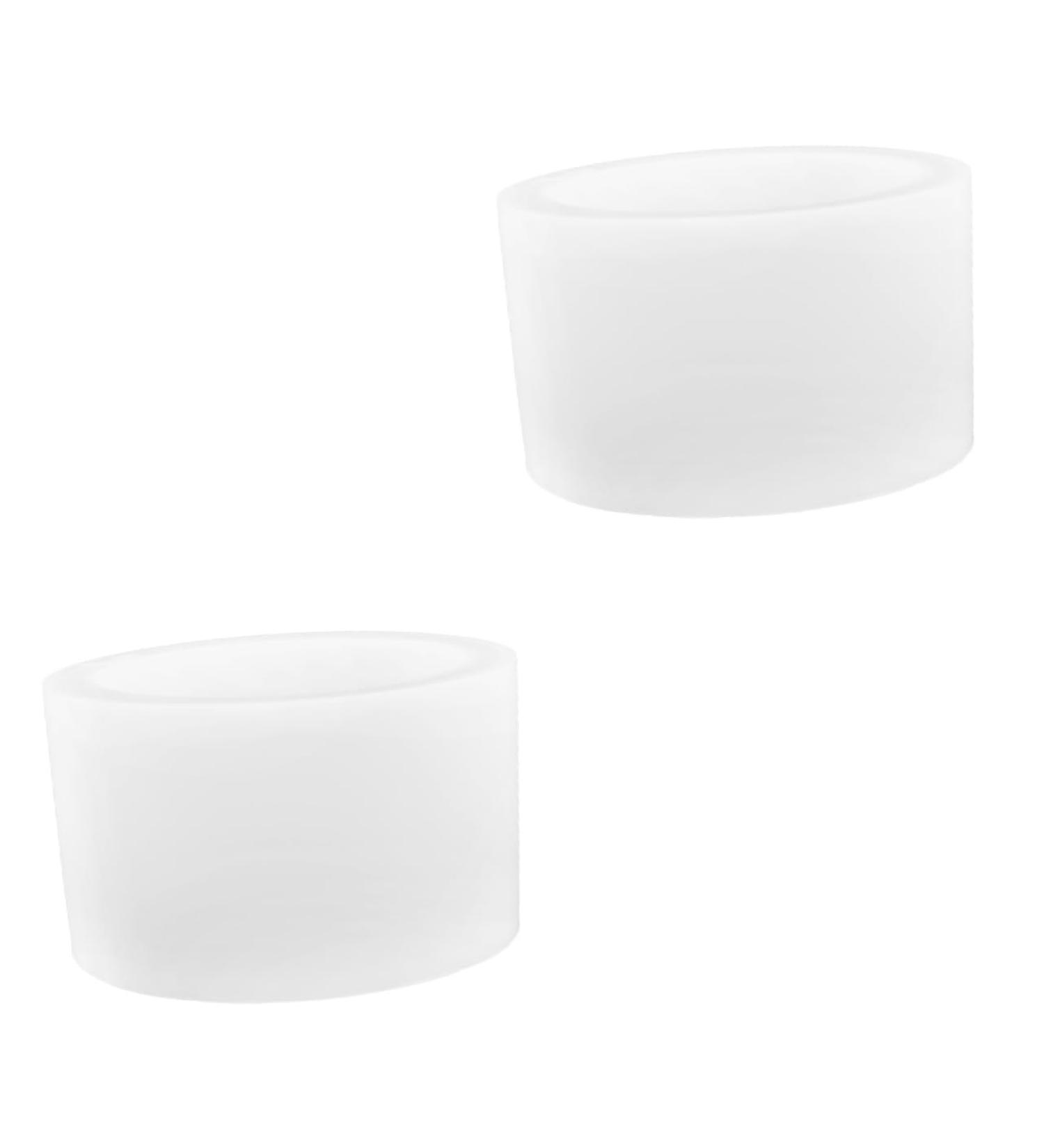 Operitacx 2 Pcs Silicone Mold Candle Molds Crystal Pen Holder Mold Makeup Tray Flower Pot Mold Flowerpot Plant Whitex2pcs 12.3X12.3cmx2pcs - Buy Online on SooperMarket.com