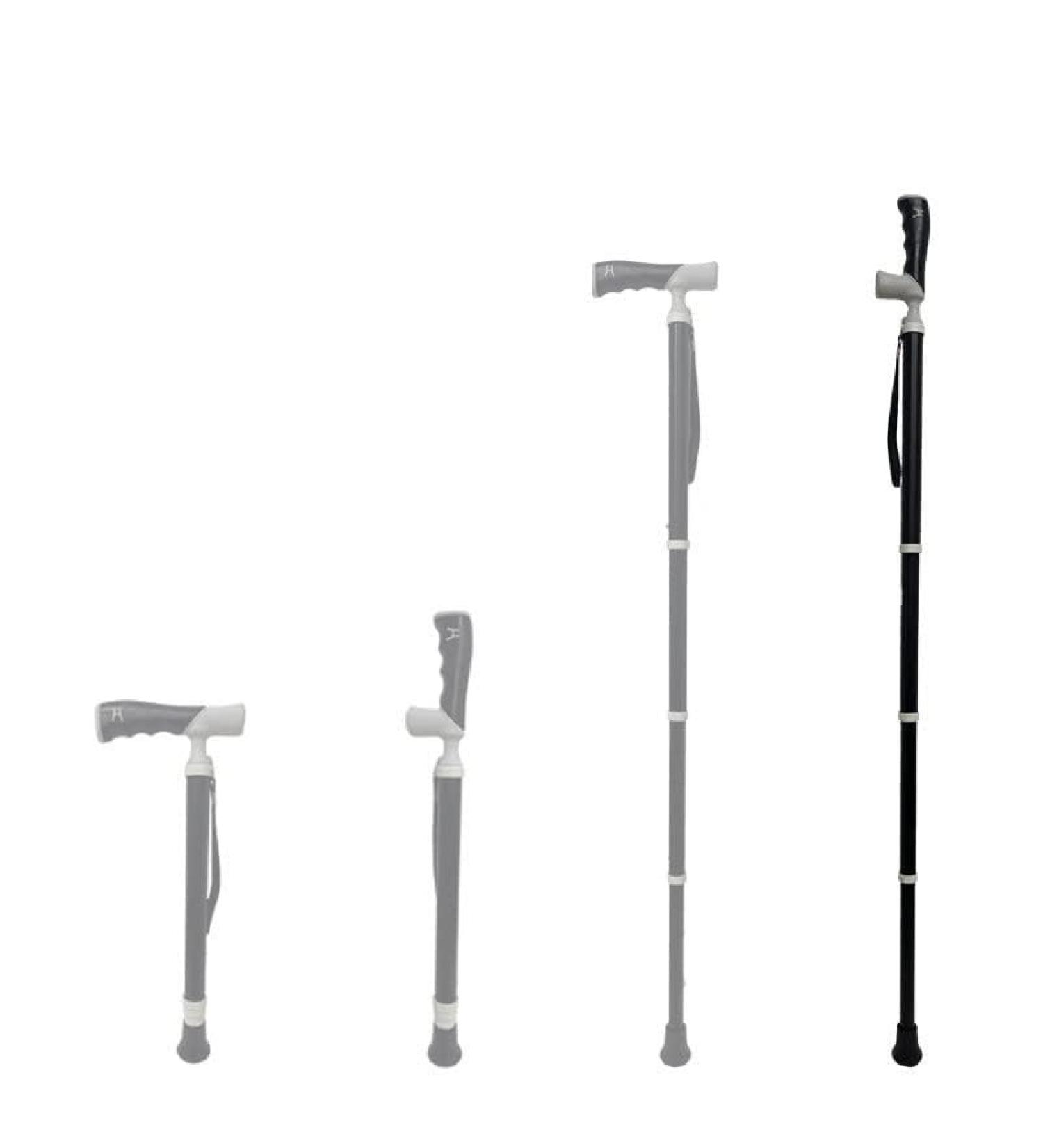 Portable Climbing Stick Titanium Alloy Cane Telescopic Climbing Hand Stick Support Cane Multifunctional Non-Slip Cane - Buy Online on SooperMarket.com