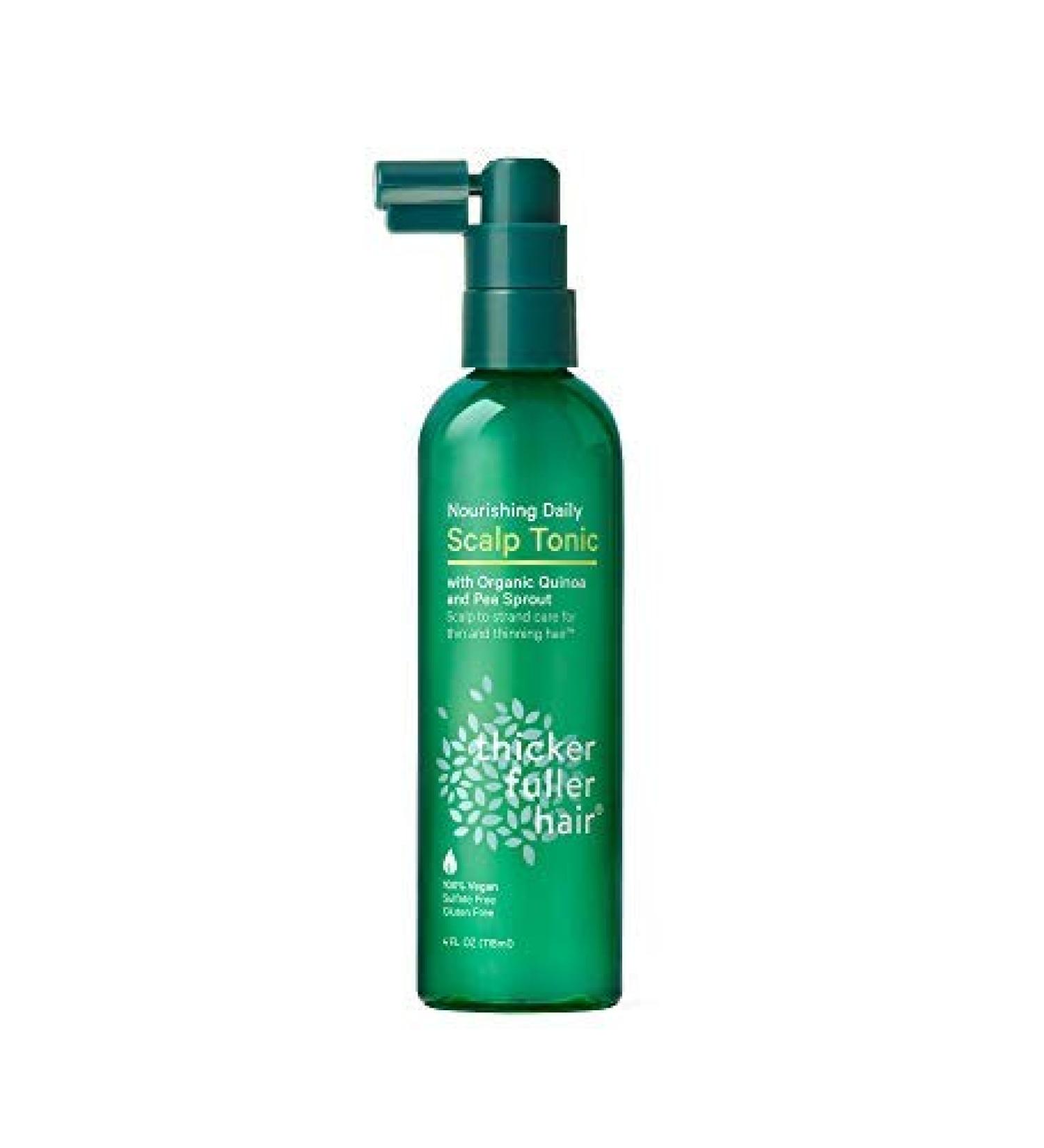 Thicker Fuller Hair Nourishing Scalp Tonic - Green, 4 fl oz (Pack of 1) - Buy Online on SooperMarket.com