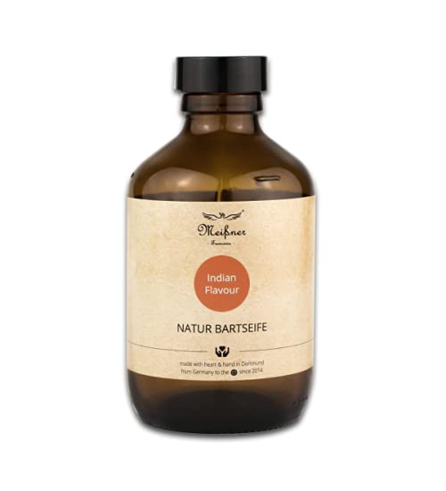 Mei ner Tremonia Natur Bart Soap - Organic Olive & Coconut Oil Beard Care (200ml) | Indian Flavor - Buy Online on SooperMarket.com