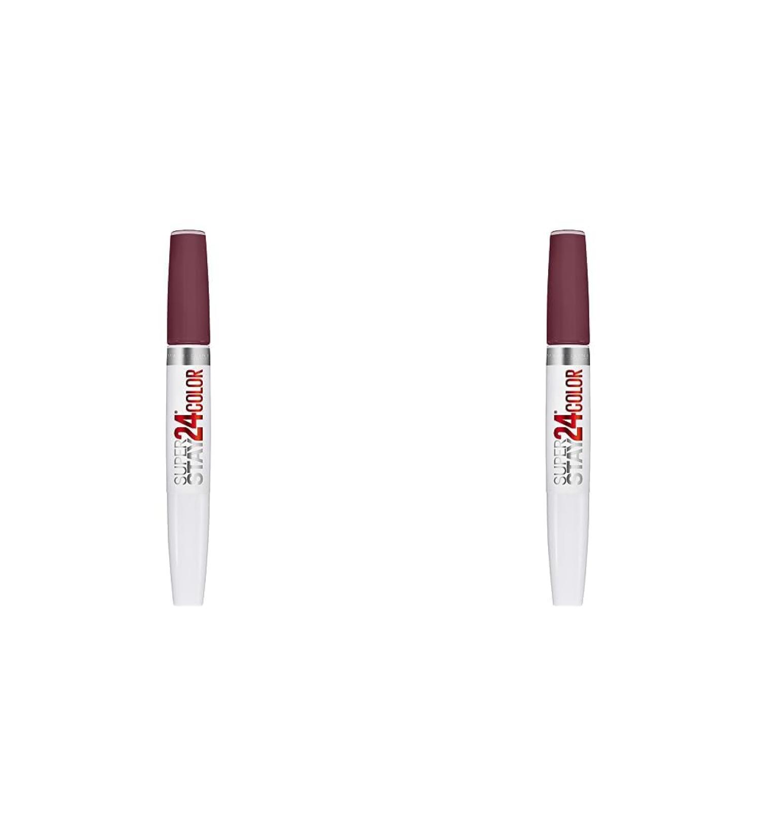 Buy Maybelline New York Super Stay 24H Lipstick - Frosted Mauve 2 Pack | Liquid & Long-Lasting - International Shipping Available - Buy Online on SooperMarket.com