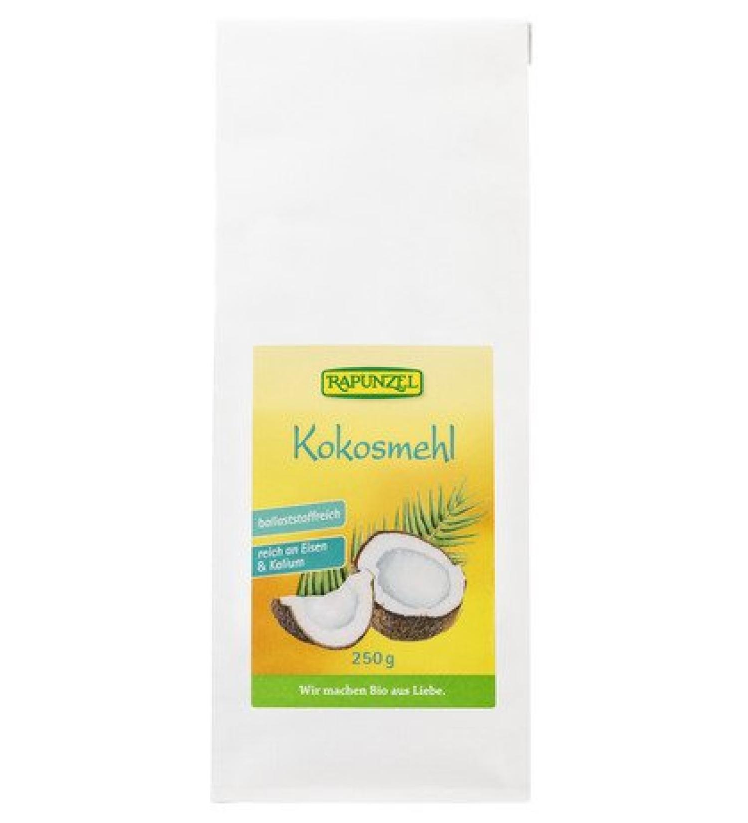 Rapunzel Organic Coconut Flour pack of 4 (4 x 250g) - ORGANIC