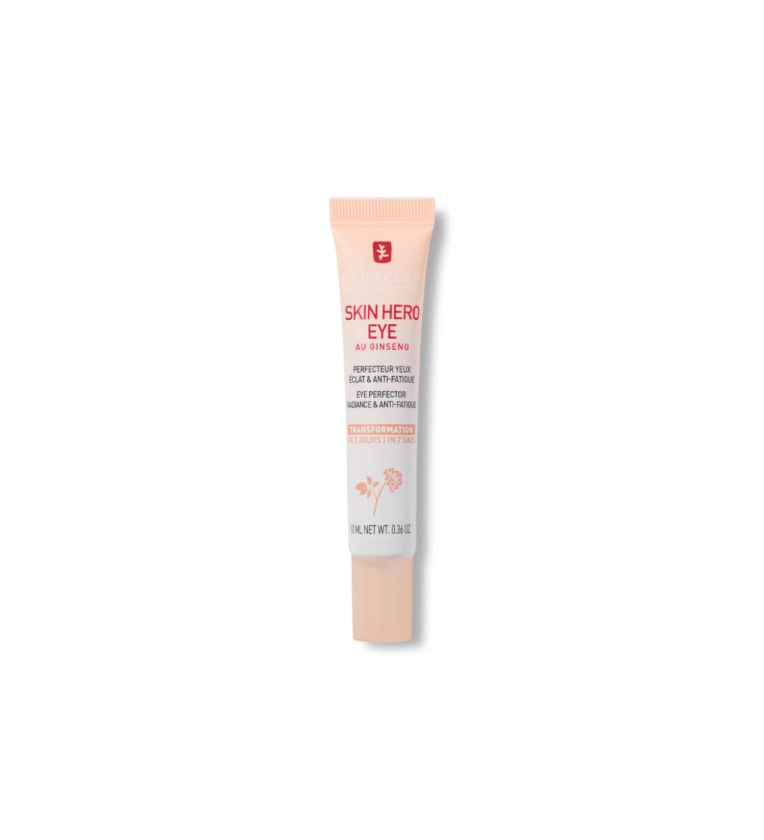 Erborian - Skin Hero Eye - Non-Tinted Eye Perfector + 7-Day Anti-Fatigue Dark Circle Revitalizing Treatment - Lightweight Texture - Korean Skincare - 10 ml - Buy Online on SooperMarket.com