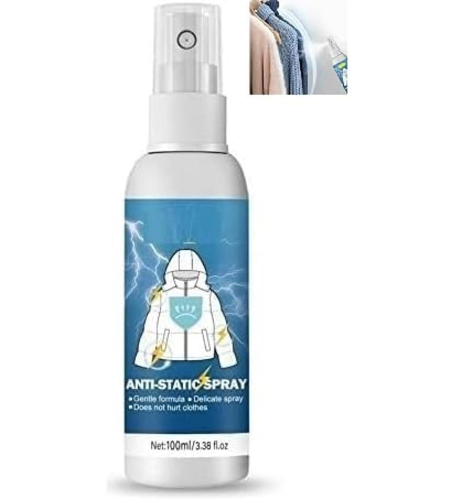 LDREAMAM Static Cling Remover Static Remover for Clothes Anti Static Spray Static Eliminator Spray Wrinkle Release Spray for Clothes and Other Fabrics 100 ml - Buy Online on SooperMarket.com