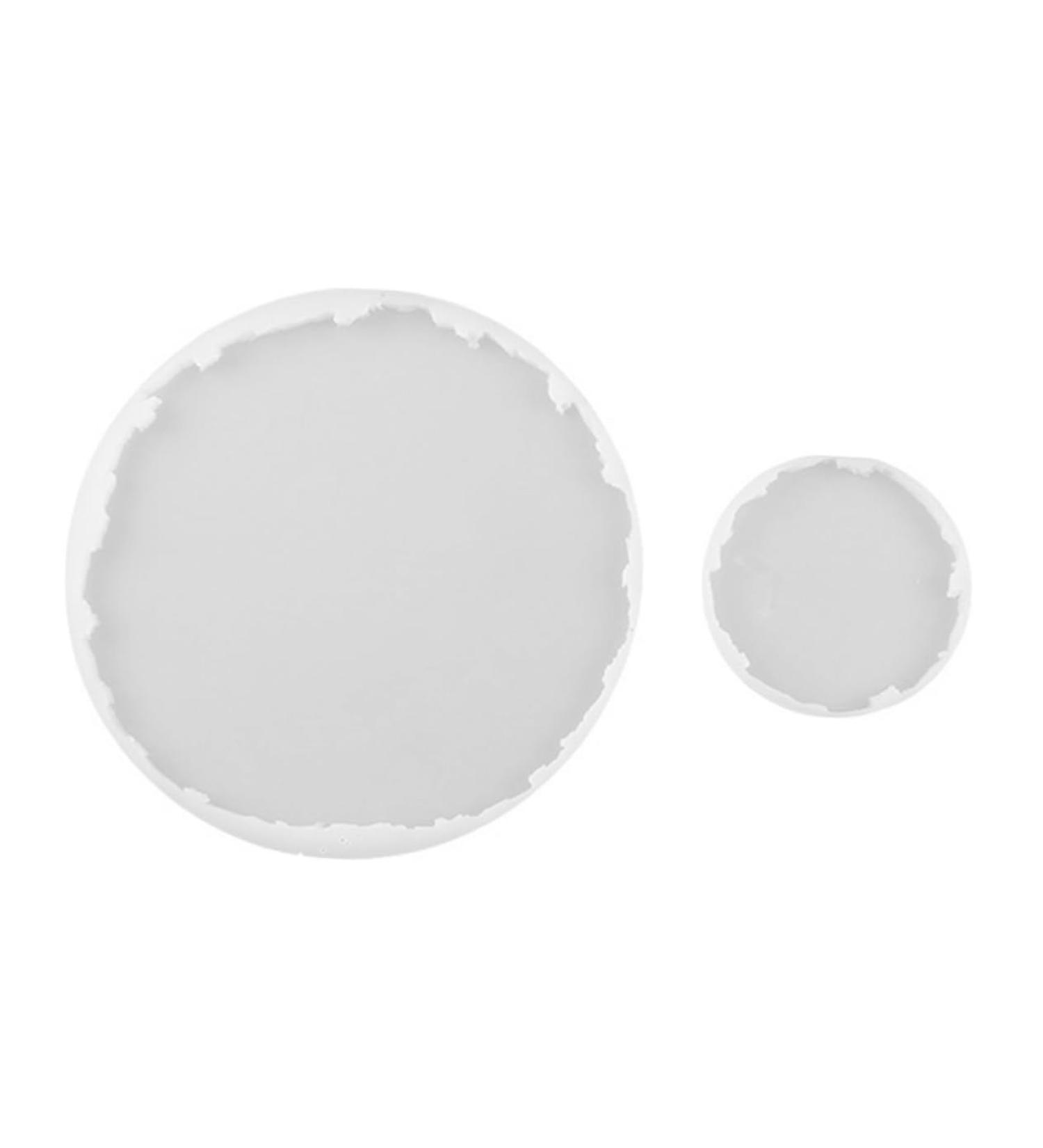 COHEALI 2 Pcs Silicone Mold Silicone Coasters Resin Coasters Cup Mat Casting Mold Tool Crystal - Buy Online on SooperMarket.com