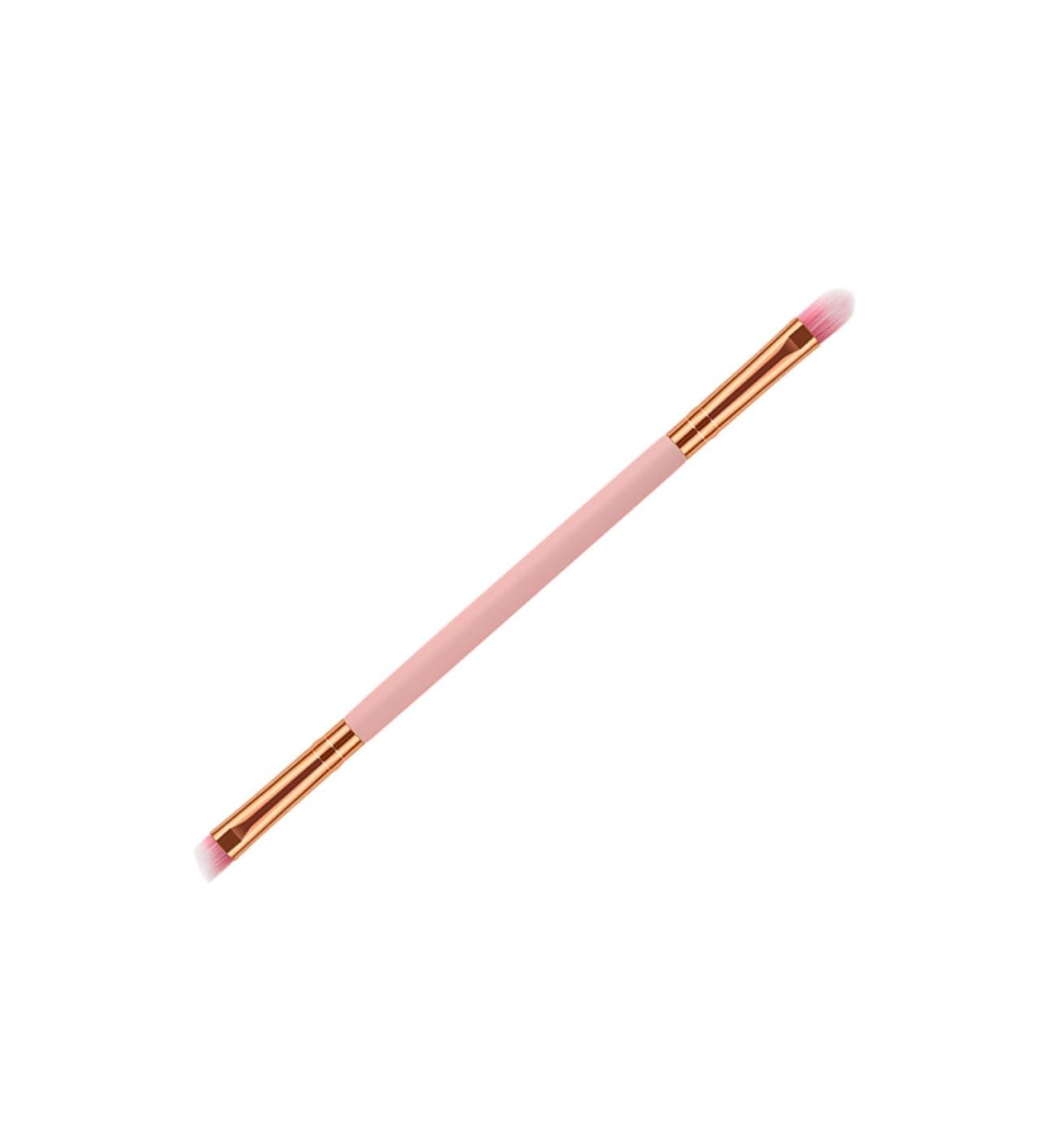 WOONEKY 1pc Double Ended Makeup Professional Makeup Brush Eye Shadow Brush Beauty Tools Pink - Buy Online on SooperMarket.com