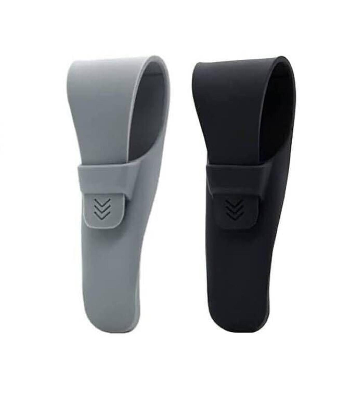 Portable Razor Case - Travel-Friendly Protective Cover | 2 PCs Silicone Razor Travel Case (Black & Gray) - Perfect for Safe Shaving on the Go - Buy Online on SooperMarket.com
