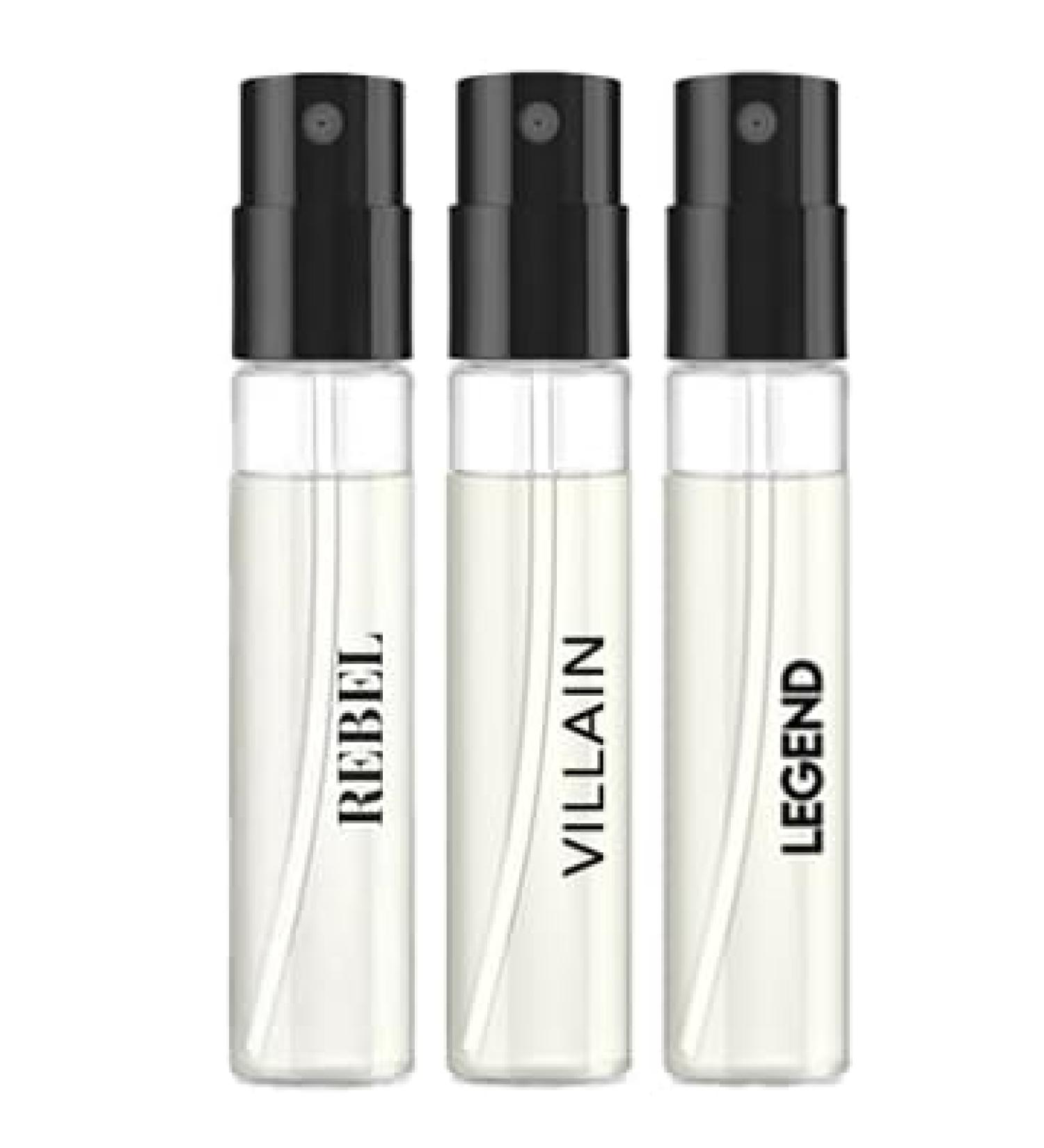 Pete & Pedro Men's Cologne Sample Set Original Perfumes for Men Pour Homme Inspired Perfume Gift Sets Includes Cologne Samples Top Men's Fragrances | Seen on Shark Tank 3 Vials 2.6 ml Each a) Fragrance 3-Pack Samples Set - Buy Online on SooperMarket.com