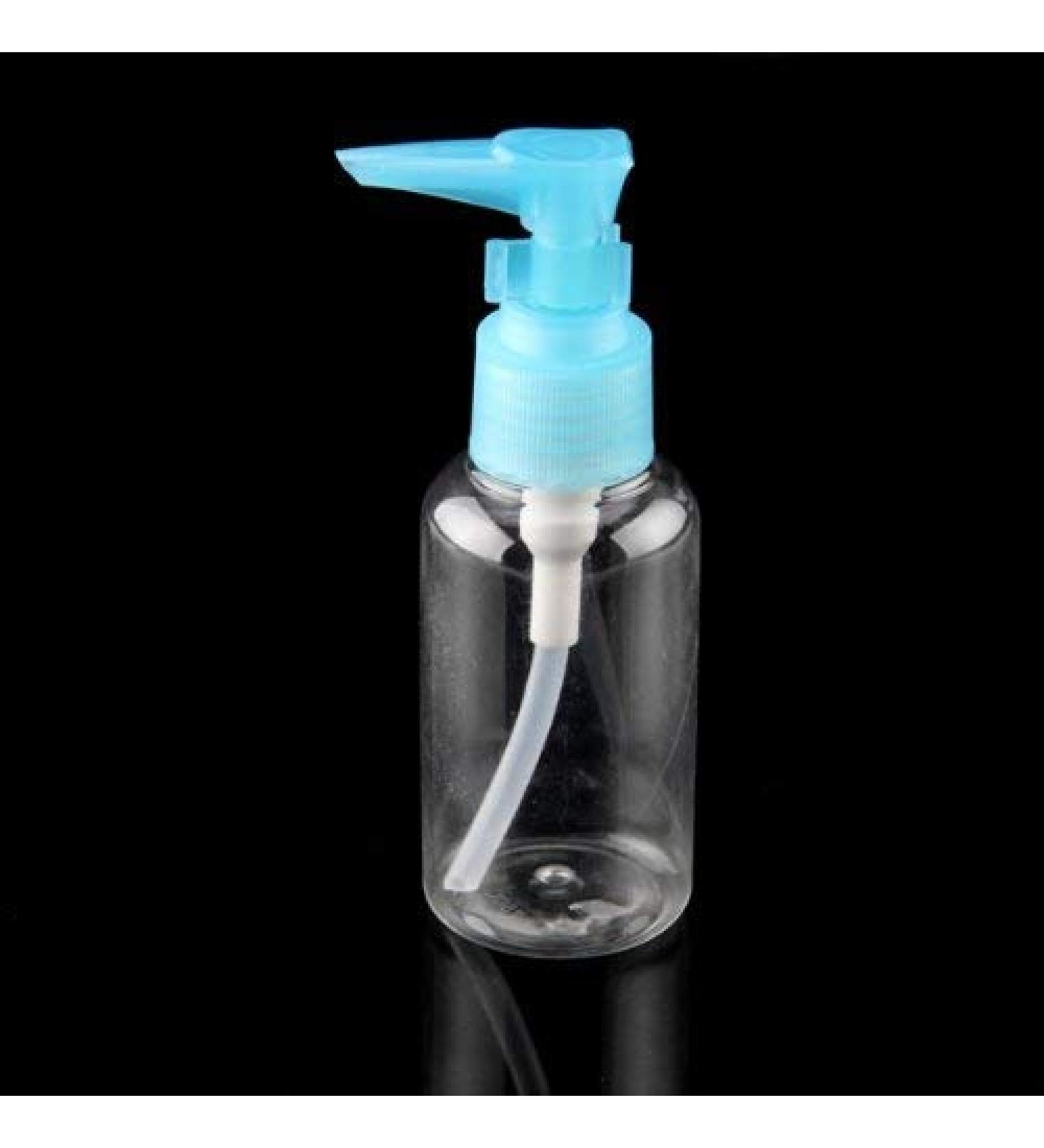 1 Empty Cosmetic Clear Soap Shampoo 75ml Lotion Dispenser Pump Bottle Travel Random Color - Buy Online on SooperMarket.com