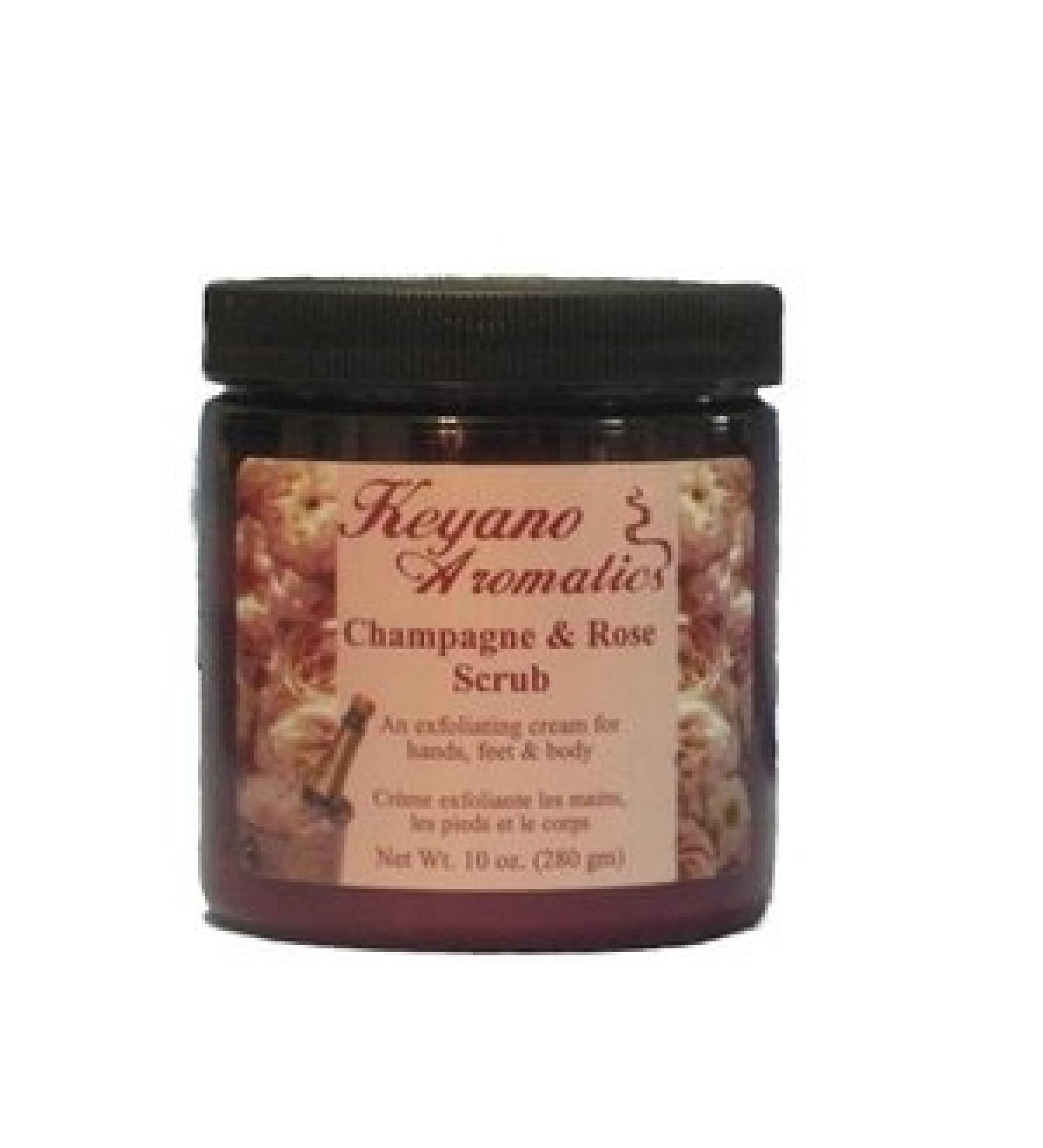 Keyano Aromatics Champagne & Rose Scrub 10 oz