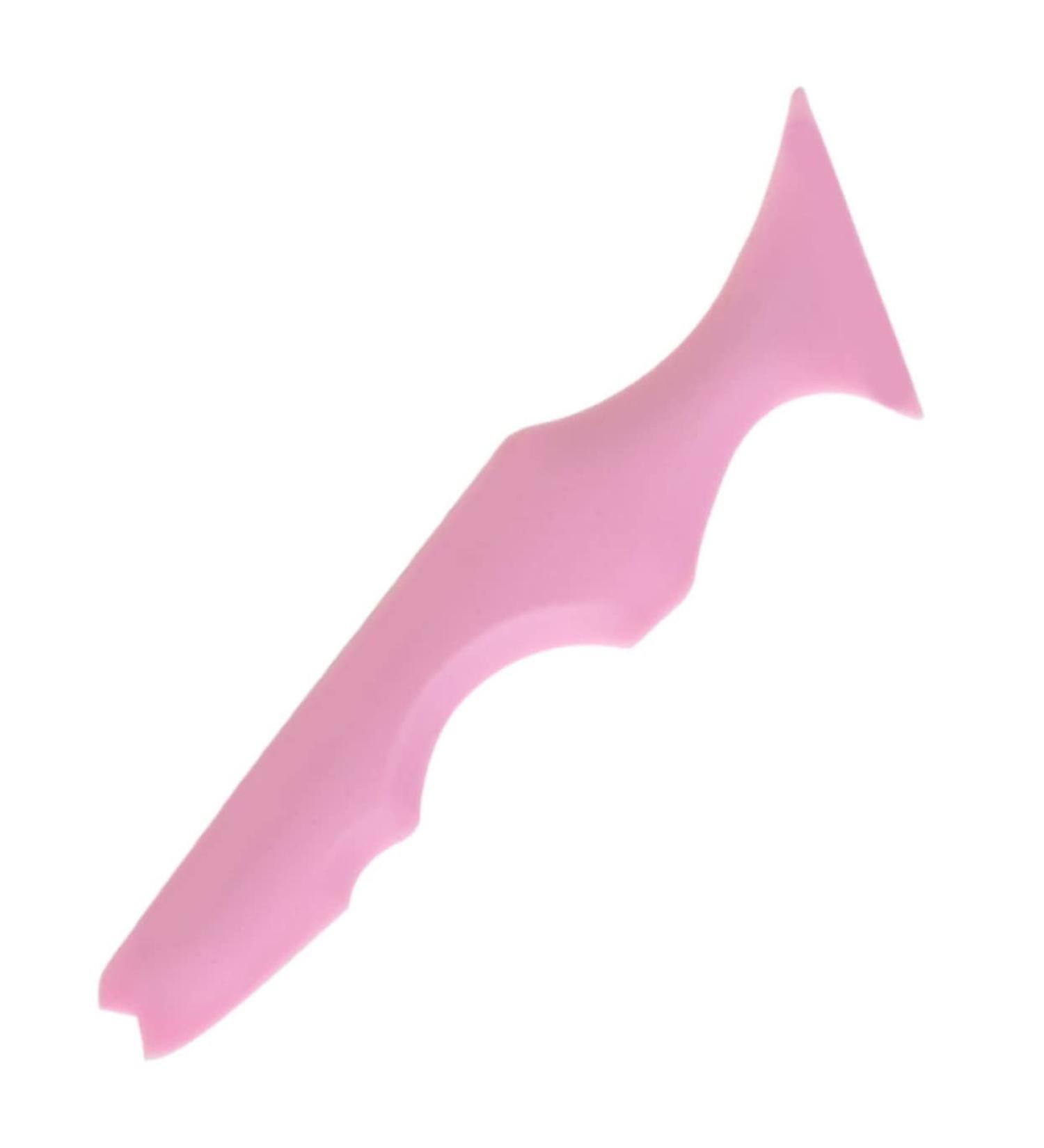 FOMIYES 3pcs Silicone Beauty Ruler - Reusable Eyeliner & Eyeshadow Stencil Set - Makeup Tool for Lipstick Mascara & Eyebrows - Pink - Buy Online on SooperMarket.com