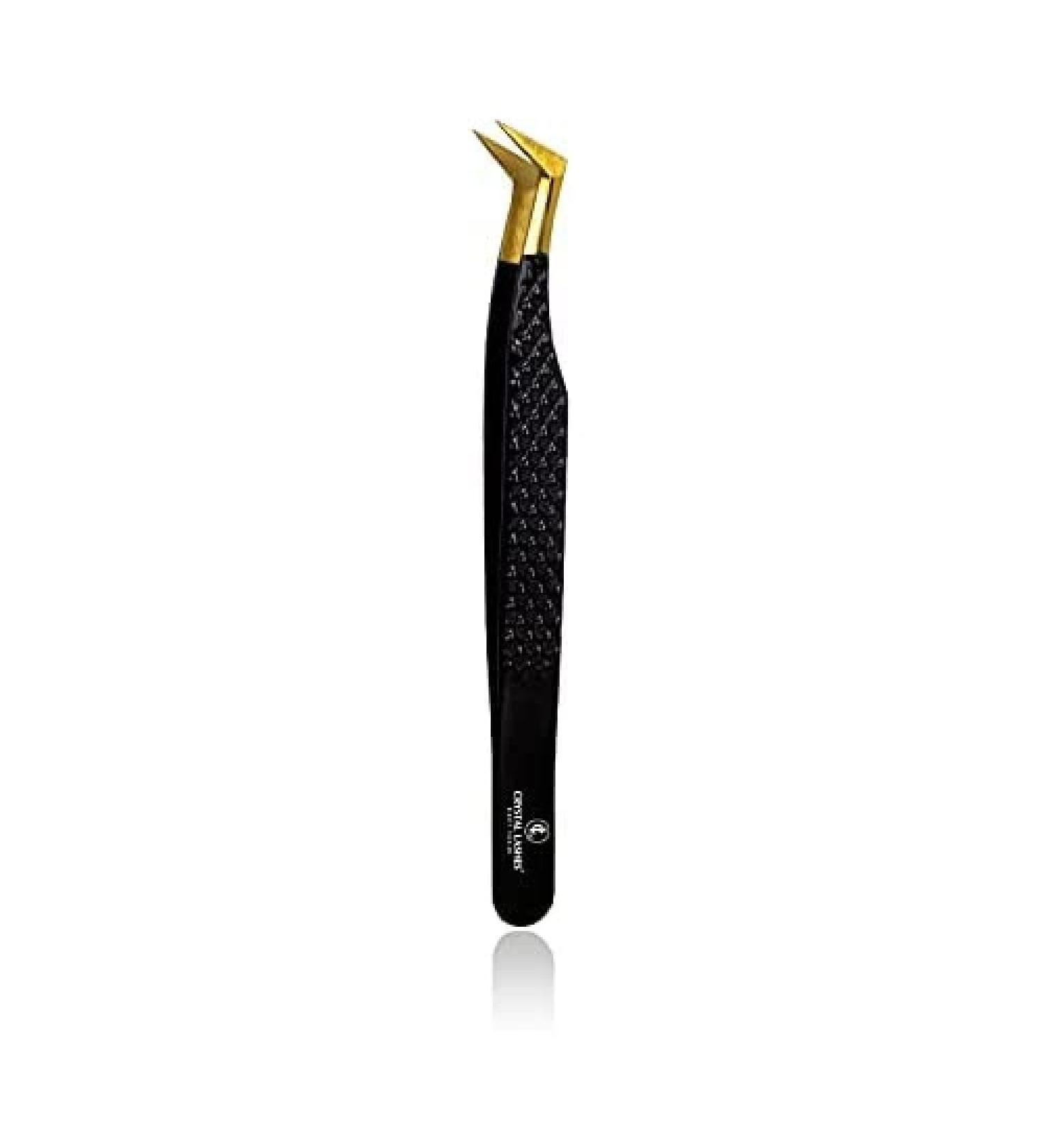 Crystal lashes penguin tweezers black