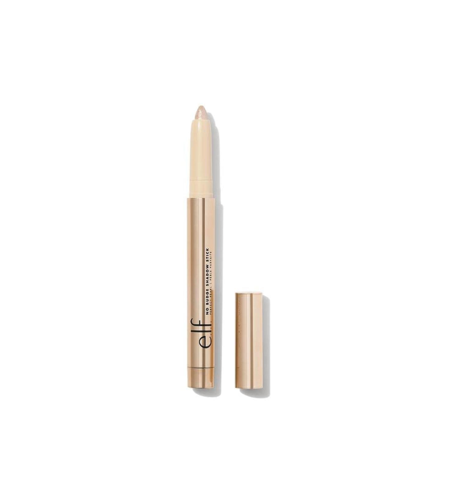 E.L.F. No Budge Shadow Stick - Perfect Pearl | Long-Lasting Eye Shadow (0.05 oz) - Buy Online on SooperMarket.com