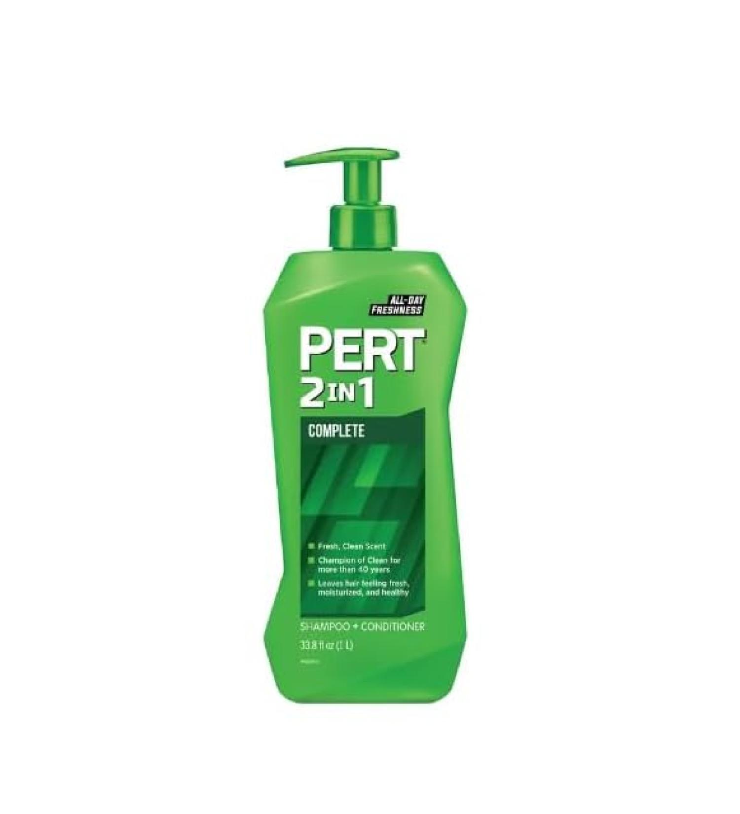 Buy P e r t 2-in-1 Complete Clean Shampoo & Conditioner for All Hair Types - 33.8 fl oz | International Shipping Available - Buy Online on SooperMarket.com