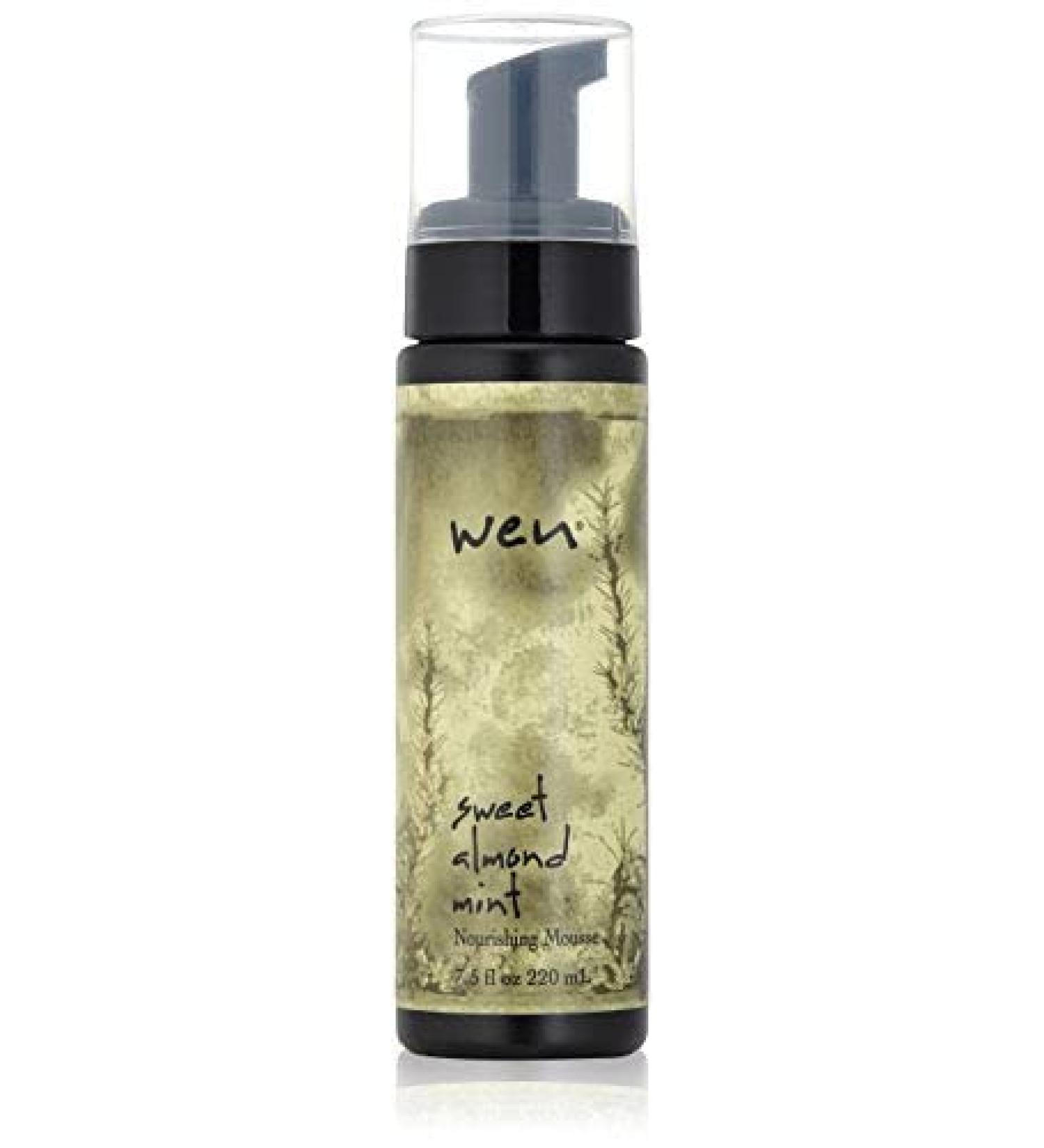 WEN by Chaz Dean Sweet Almond Mint Nourishing Mousse  7.5 Fl Oz