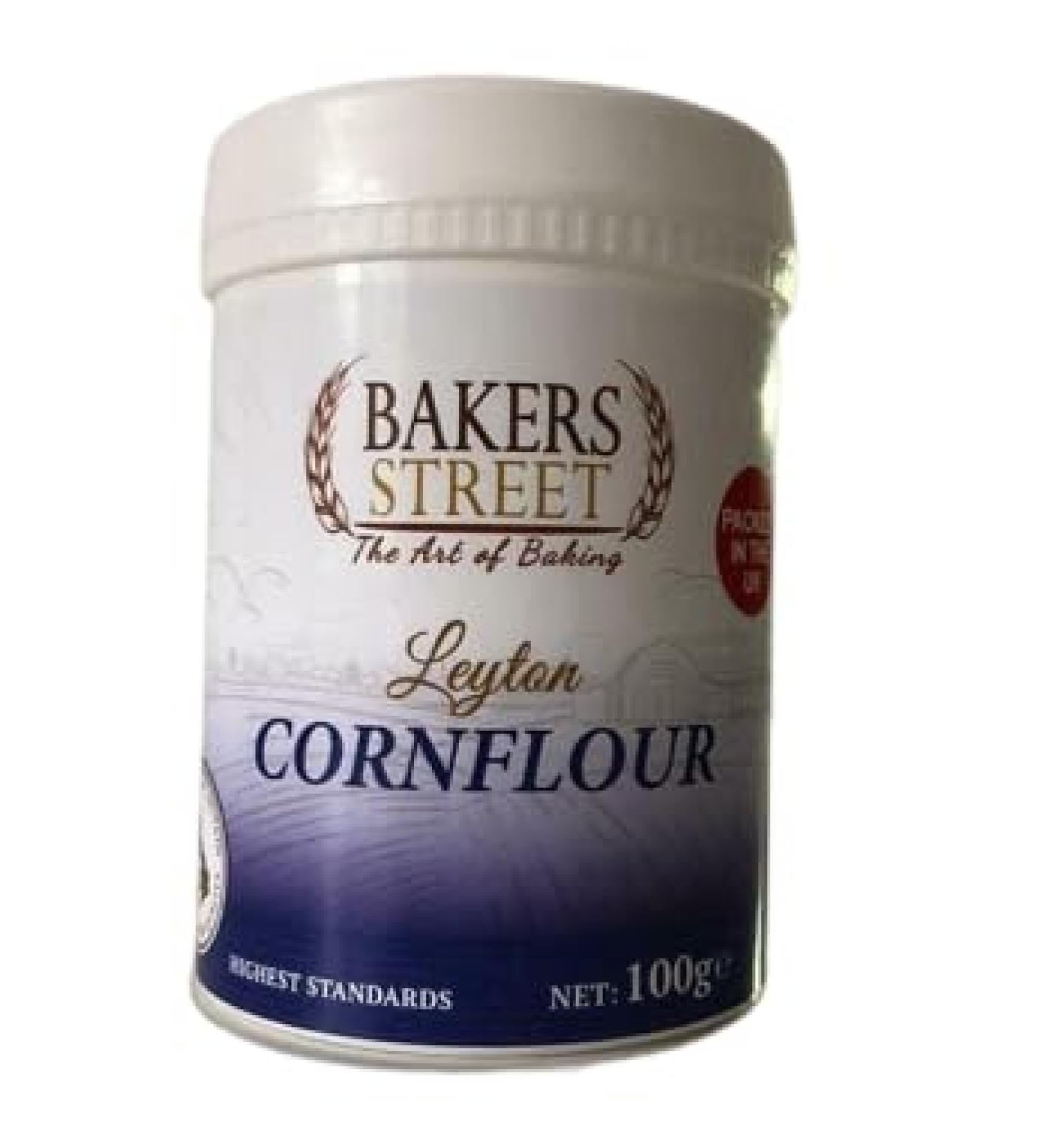 Bakers Street | Cornflour 2X100g (200g) | Native maize starch | Cooking Thickener | Premium Quality | Suitable For Vegetarians & Vegans | Halal Certified - Buy Online on SooperMarket.com