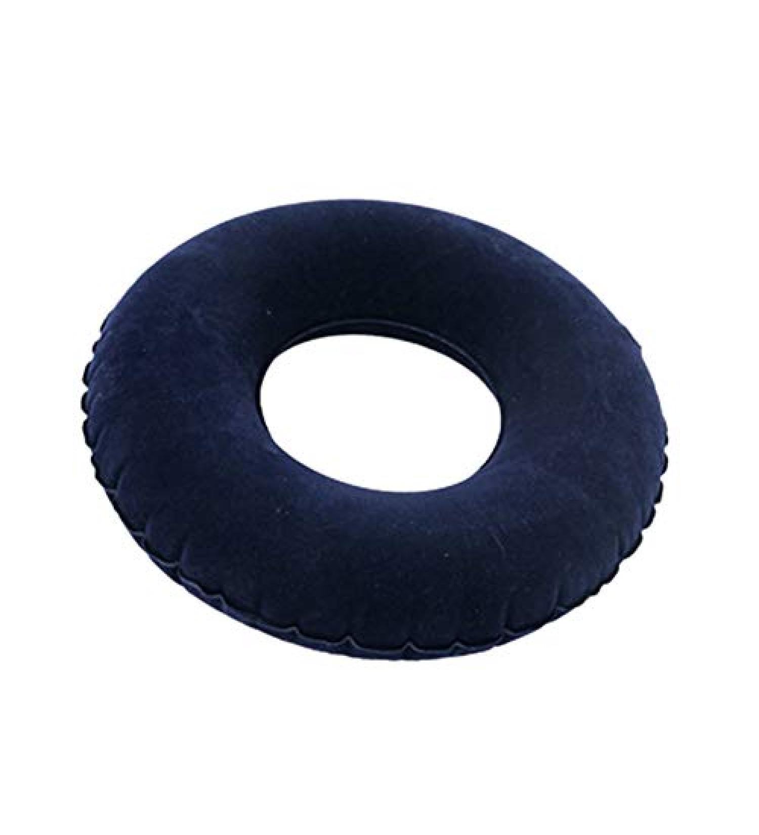 Fupeen Inflatable Pile Ring Pad Donut Pillow Vinyl Rubber Seat Acne-Black - Buy Online on SooperMarket.com