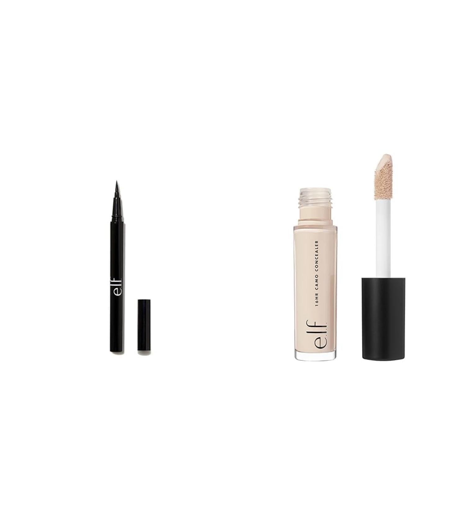 e.l.f. H2O Proof Eyeliner Pen + 16HR Camo Concealer (Full Coverage & Highly Pigmented) - Buy Online on SooperMarket.com
