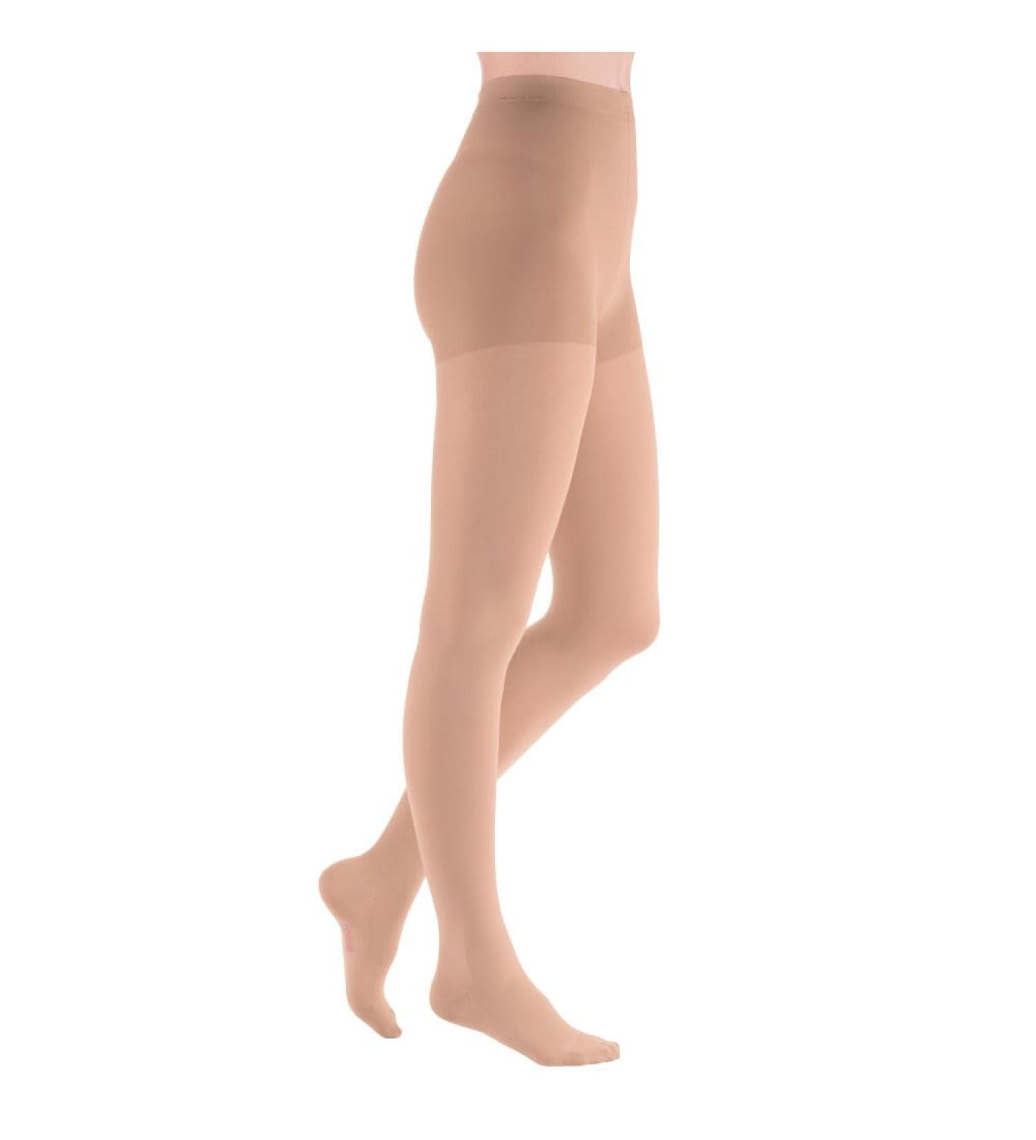 Compression stockings mediven comfort - AT tights / KKL2 / IV / caramel / closed toe / normal / without adhesive band