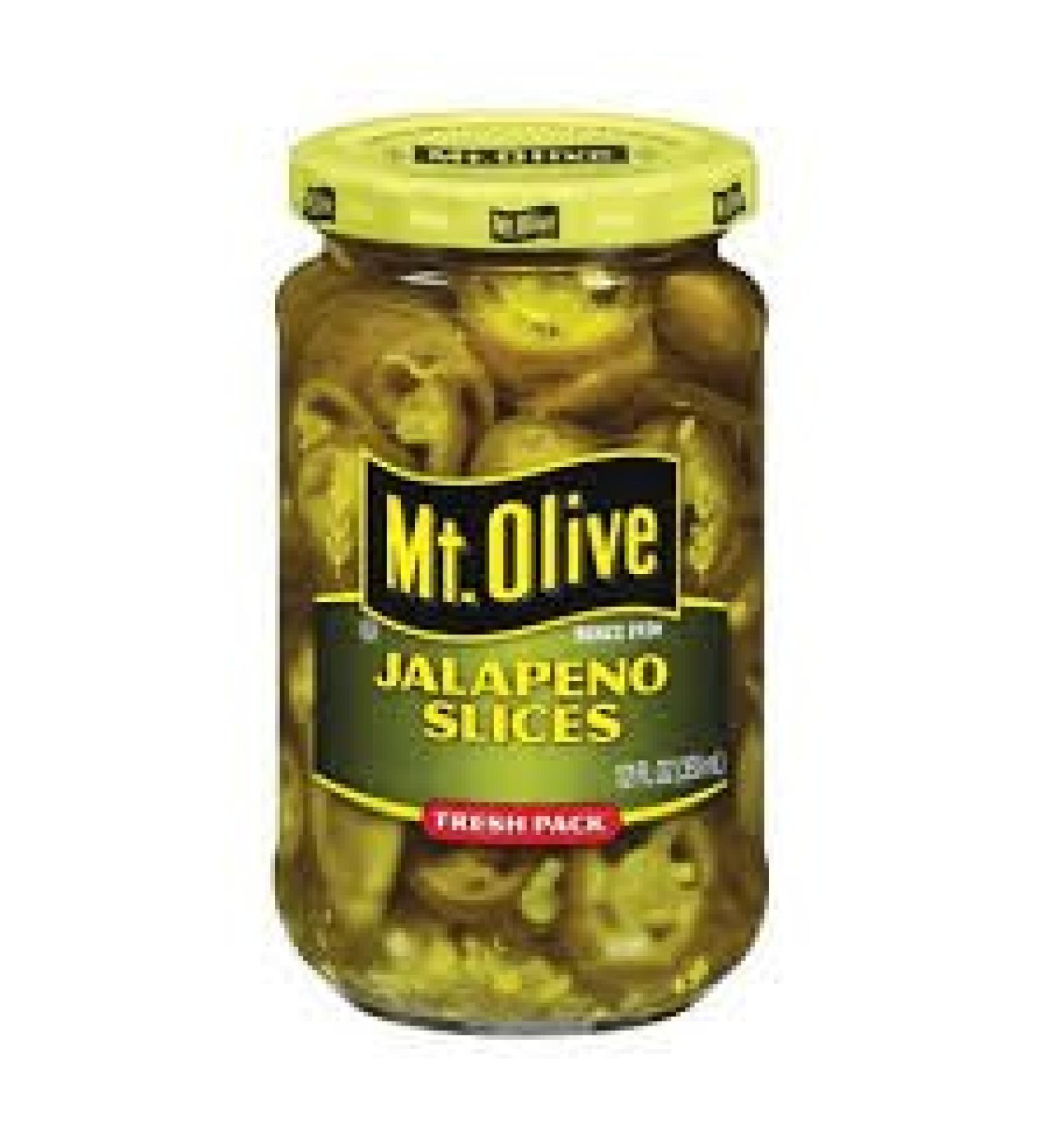 Mt. Olive Sliced Jalapenos, Fresh Packed, 12 Oz., (Pack of 2)