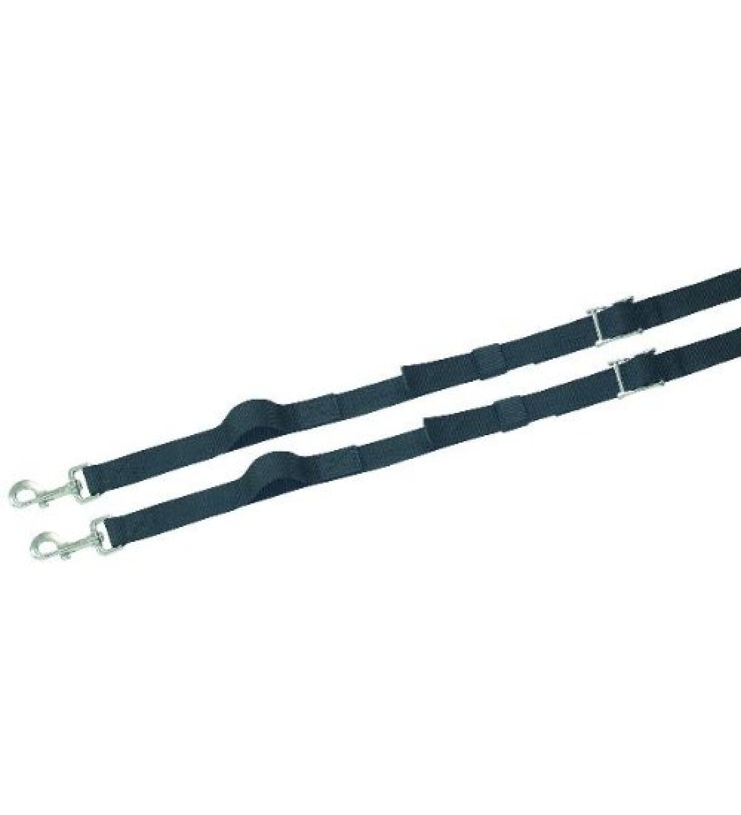 Shires Nylon Web Side Reins Brown