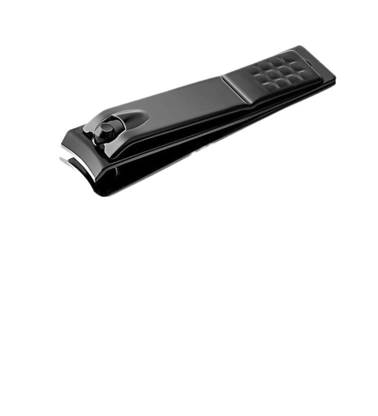 Nail Clippers Black Nail Clippers Stainless Steel Nail Clippers Thick Scissors Professional Nail Clippers Toenail Clippers (Color : Medium Flat Mouth)