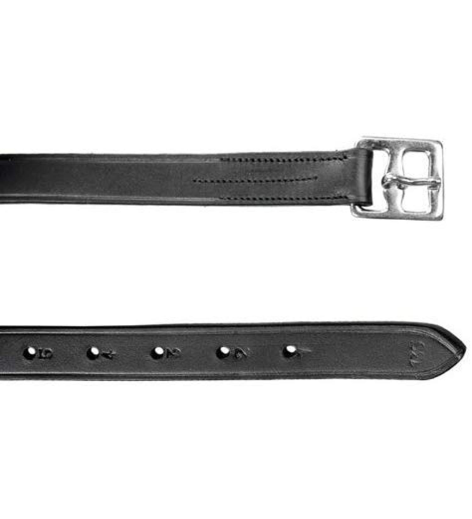 Lussoro Black Stirrup Leathers - Full Size for Horse | Premium Quality - Buy Online on SooperMarket.com