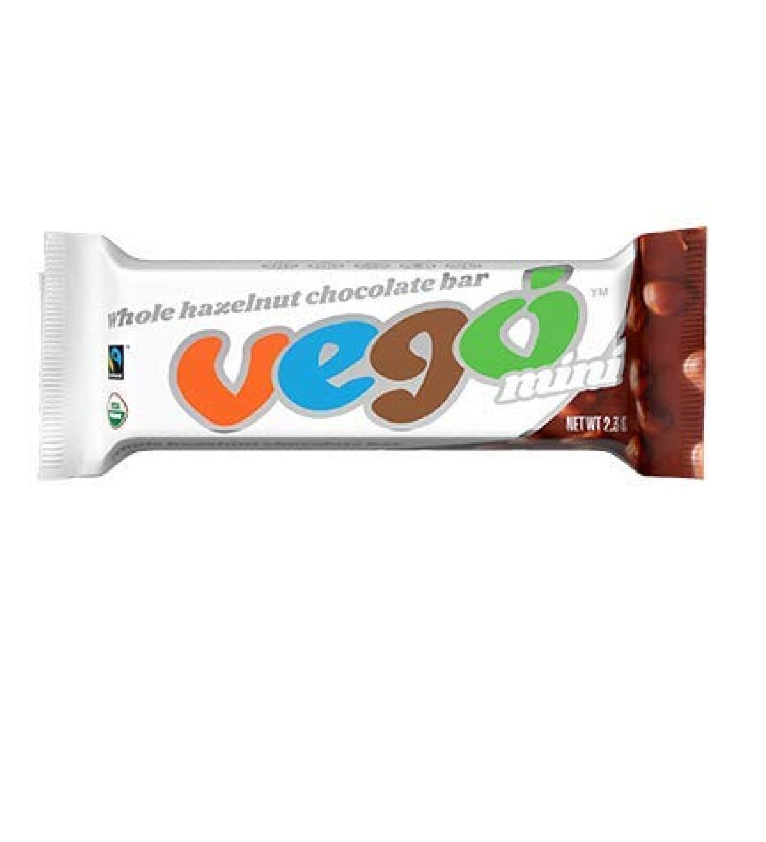 Vego Whole Hazelnut Chocolate Bar 2.3 oz - (10 Pack) | Vegan & Gluten-Free Treat - Buy Online on SooperMarket.com