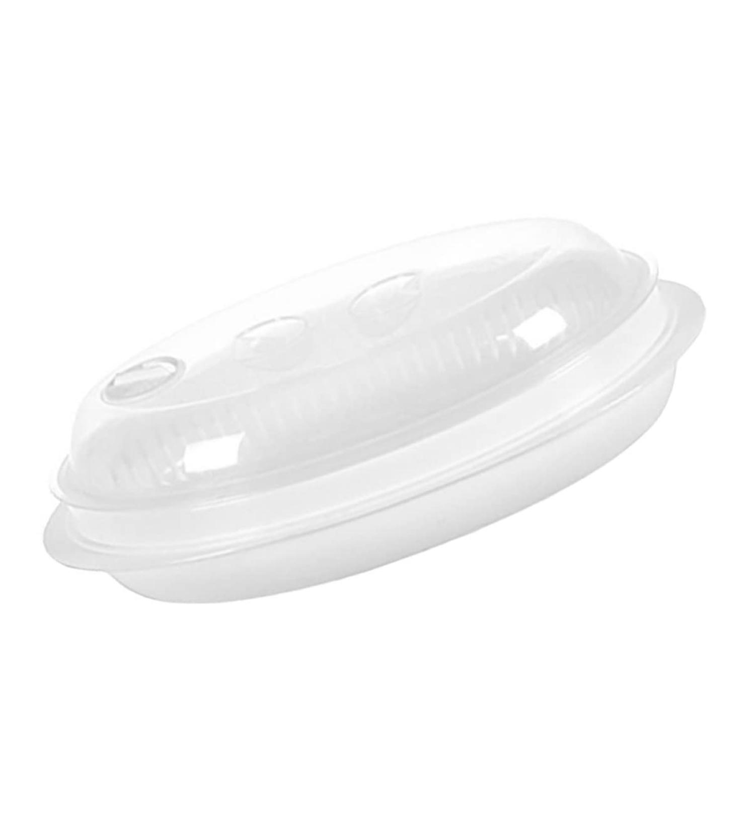 Cabilock 1pc Steamer Pasta Containers Dumpling Oven Rice Multifunction White Food Grade Pp Household Products 32.7x18.6cm - Buy Online on SooperMarket.com