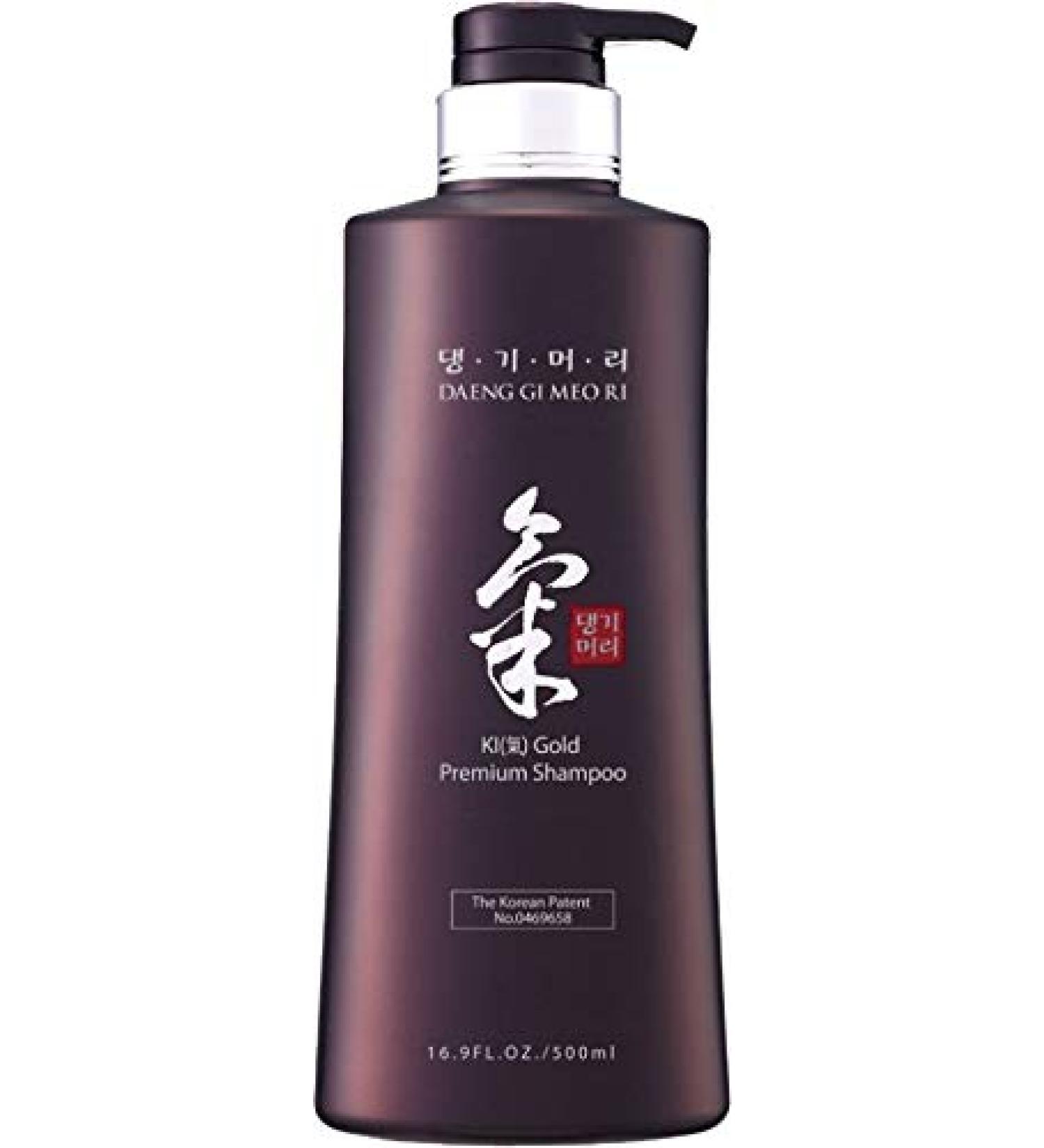 Daeng Gi Meo Ri Ki Gold Premium Shampoo - Promotes Hair Growth & Moisturizes Dry Hair - 16.9 Fl Oz - Buy Online on SooperMarket.com