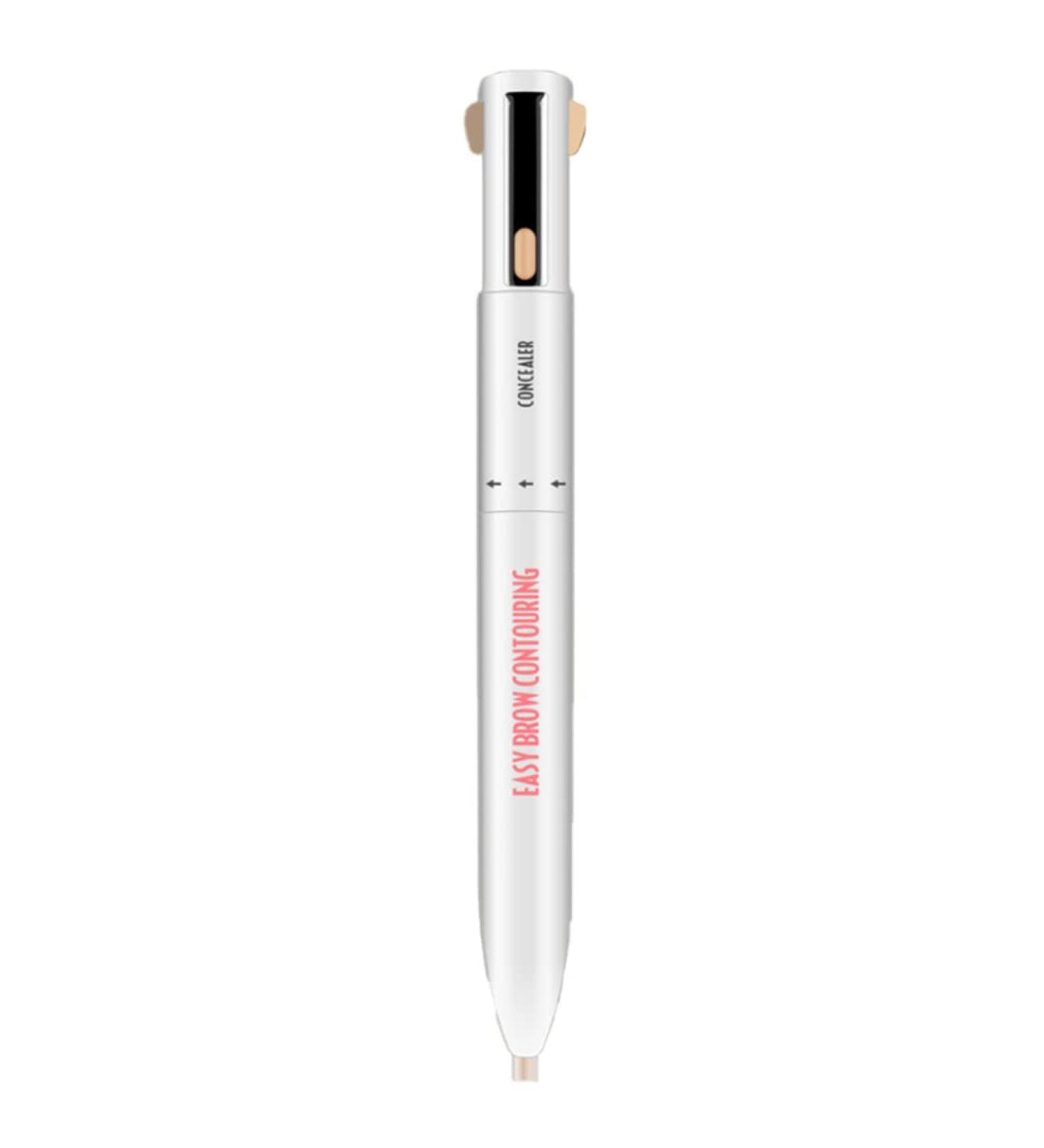 Brow Pen Eyebrow Contour Pen 4 in 1 Long Lasting Rotate Defining Highlighting Brow Pencil Medium - Buy Online on SooperMarket.com