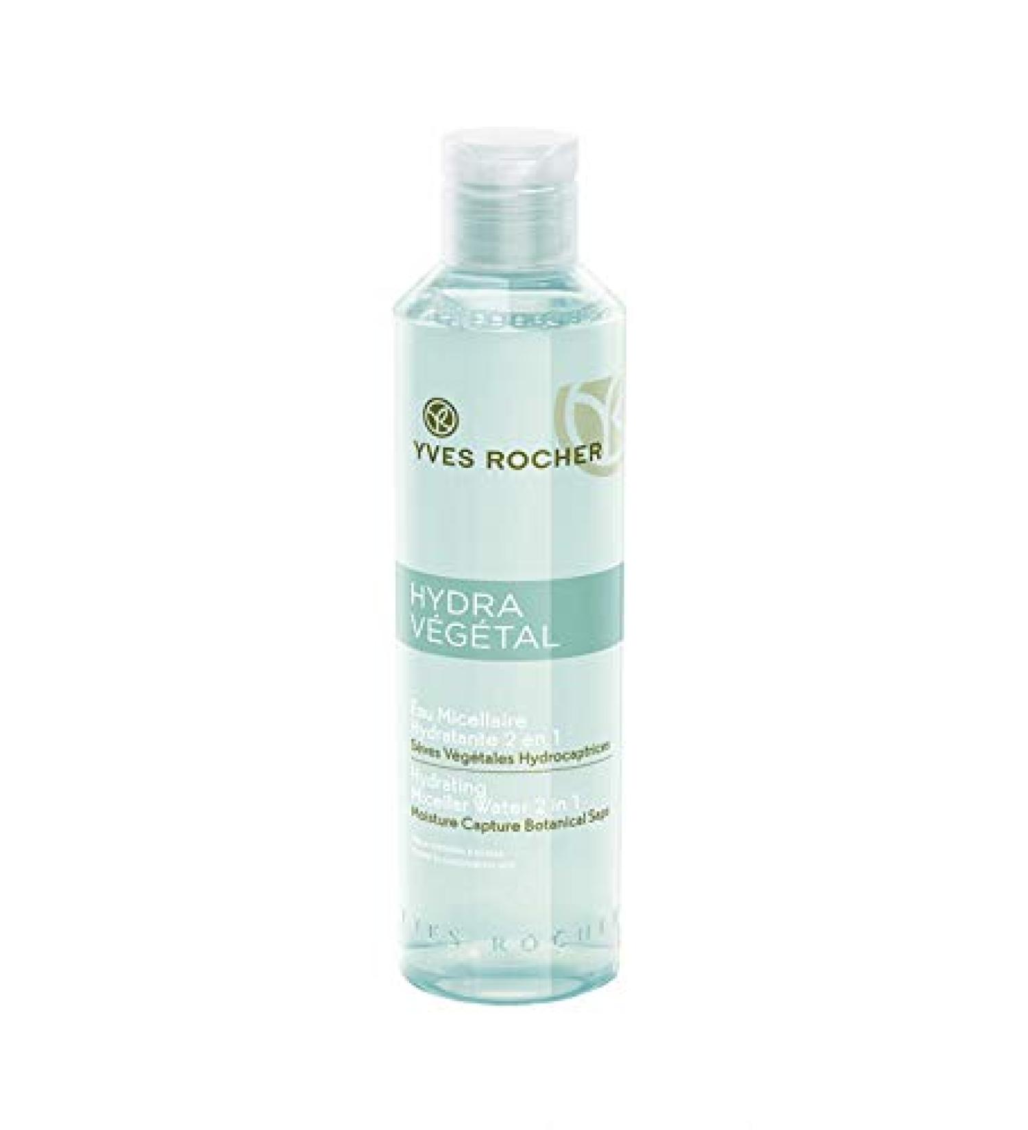 Yves Rocher Hydra Vegetal Hydrating Micellar Water 2-in-1 - 200ml/6.7oz | Face & Eyes - Buy Online on SooperMarket.com