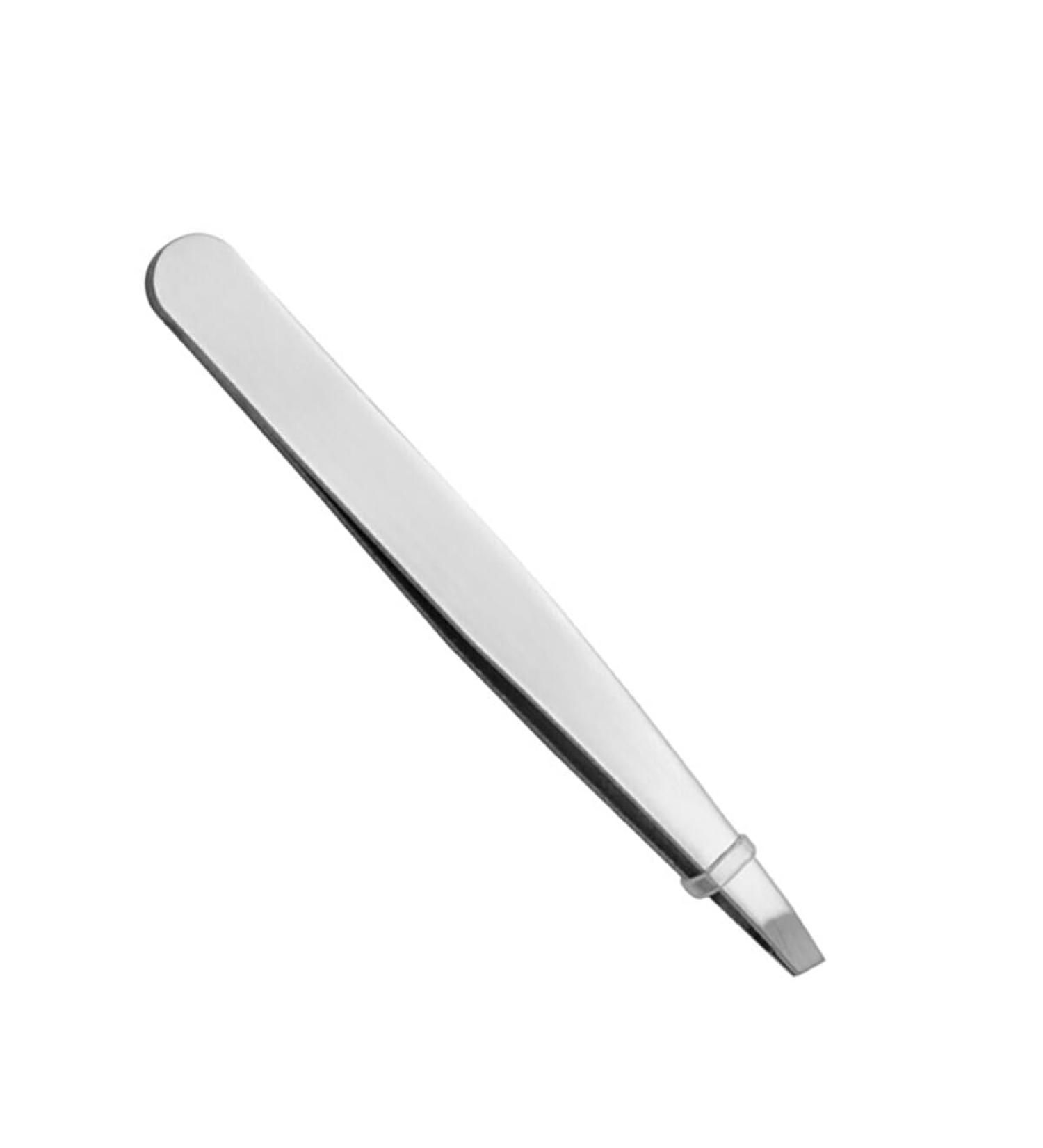FIOERDTUIE Hair Tweezers Mirror Durable Material with Matte Finish Comfortable Slant Tip Eyebrow Clip for Women Facial Hair Removal - Buy Online on SooperMarket.com