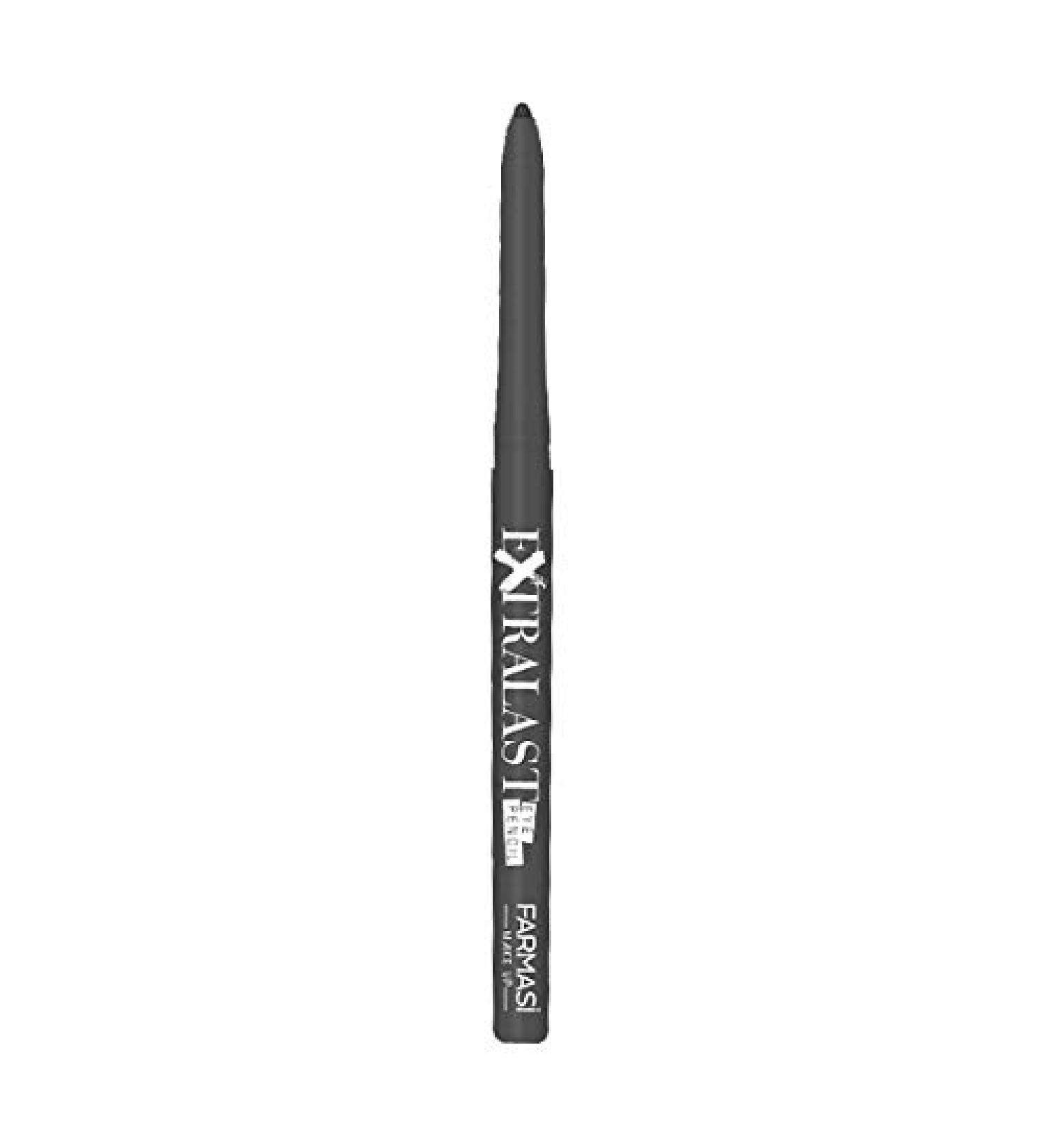 FARMASi Extralast Eye Pencil  Waterproof  Fade-Proof Eye Makeup  Long Lasting Eyeliner  with Its non-Flowing  non-Smudge Proof  0.04 oz / 1.14 g (Black)
