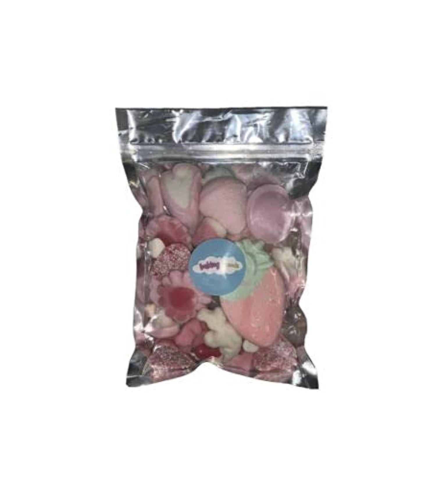 Pink Retro Sweets Gift Bag Assorted Sweet Pick N Mix Candy Pouch 200g Birthday Mummy Mum - Buy Online on SooperMarket.com