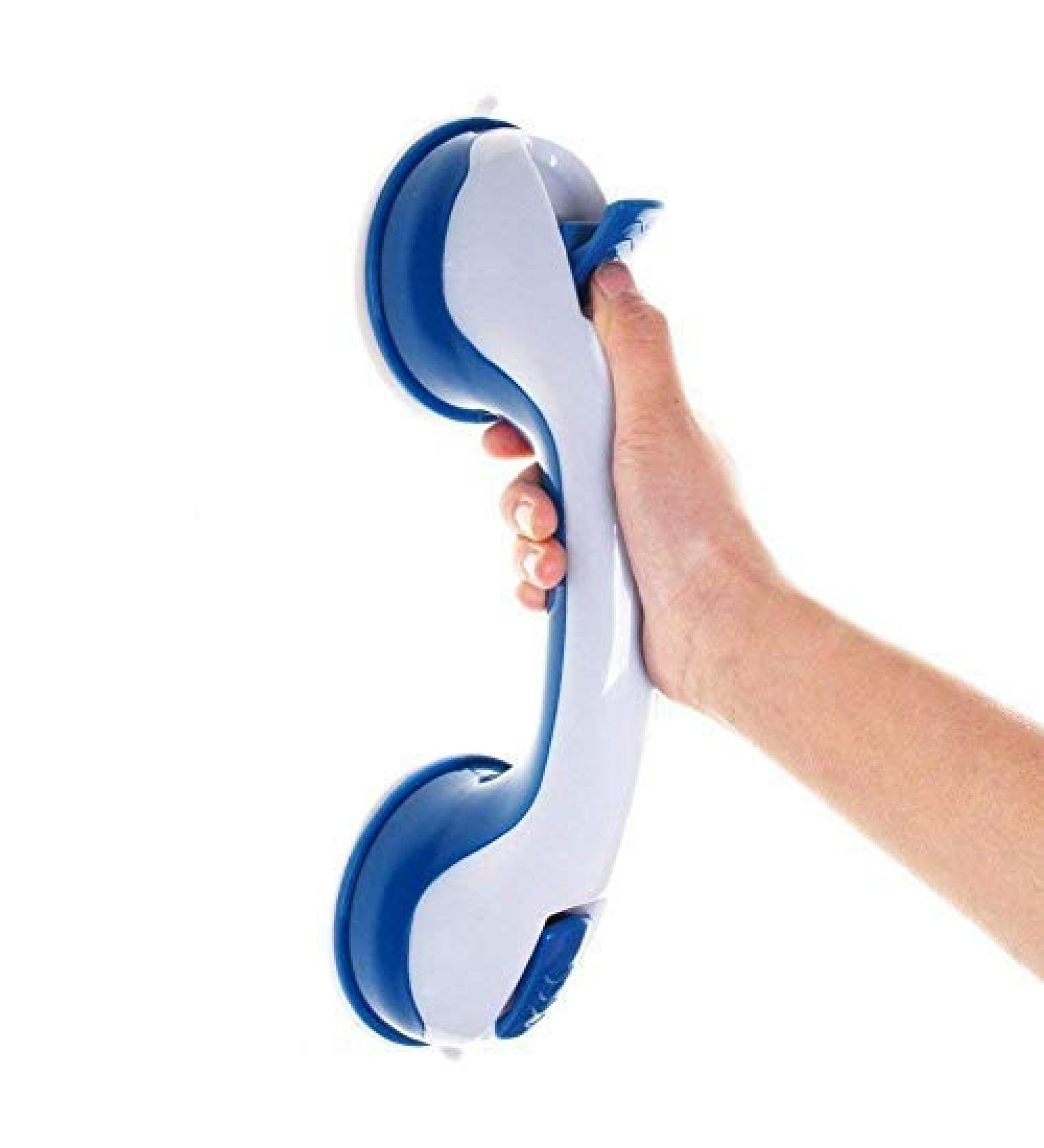 Shower Handle Bar Offers Safe Grip with Strong Hold Suction Cup for Safety Grab in Bathroom Tub Shower Toilet Handrail Bath Aids to Assist - Buy Online on SooperMarket.com