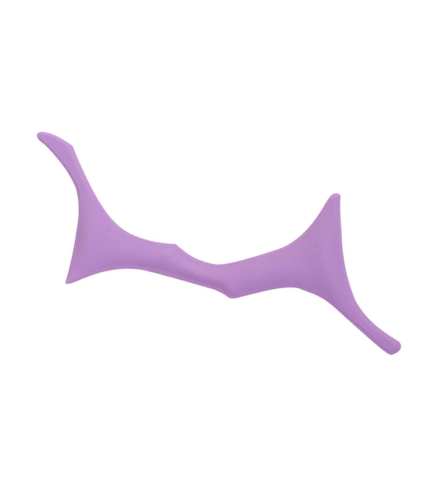 WOFASHPURET Eyebrow Shaping Stencil brow shaping template silicone makeup stencil eyebrow guide template mold eye protection Auxiliary Eyebrow Stencils 17.3x5.9cm Purple - Buy Online on SooperMarket.com