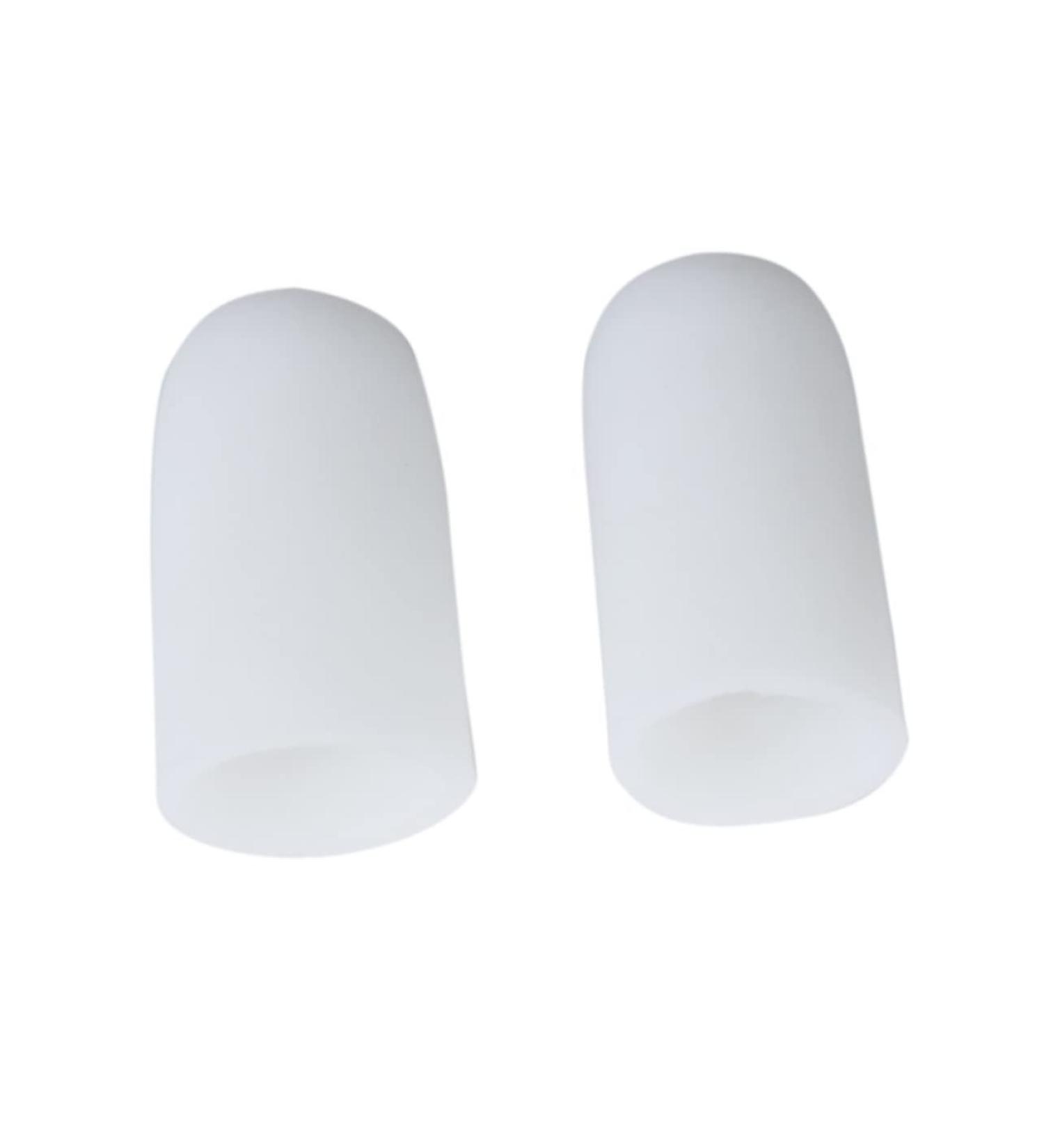Gel Toe and Thumb Protector Pair for Shoes - White Foot Care Sleeve for Blisters and Comfort - Buy Online on SooperMarket.com