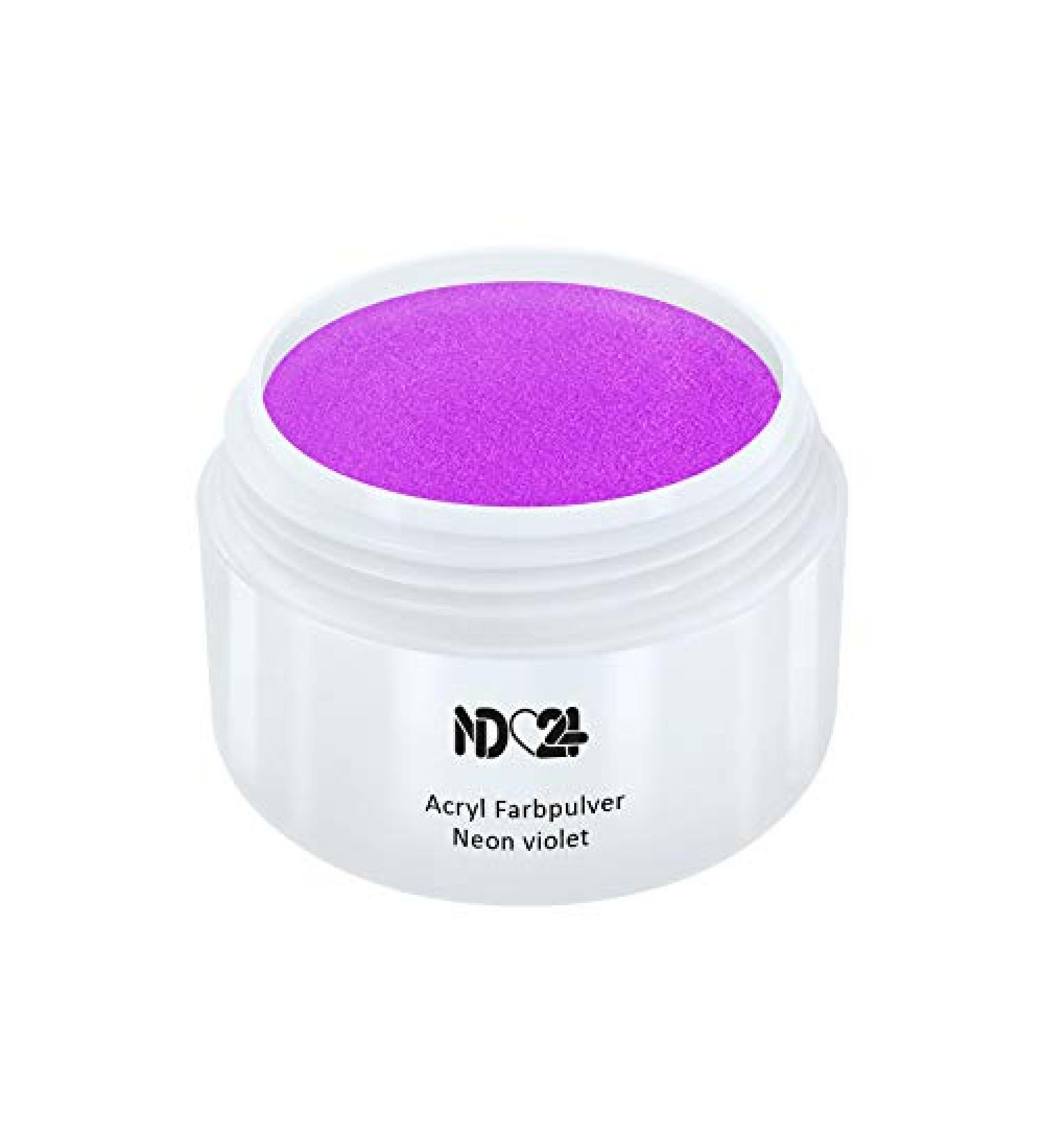 Acrylic Color Powder Neon Violet Purple - Studio Quality 5g | Finest Color for Nail Art Crafts & More - International Shipping Available - Buy Online on SooperMarket.com
