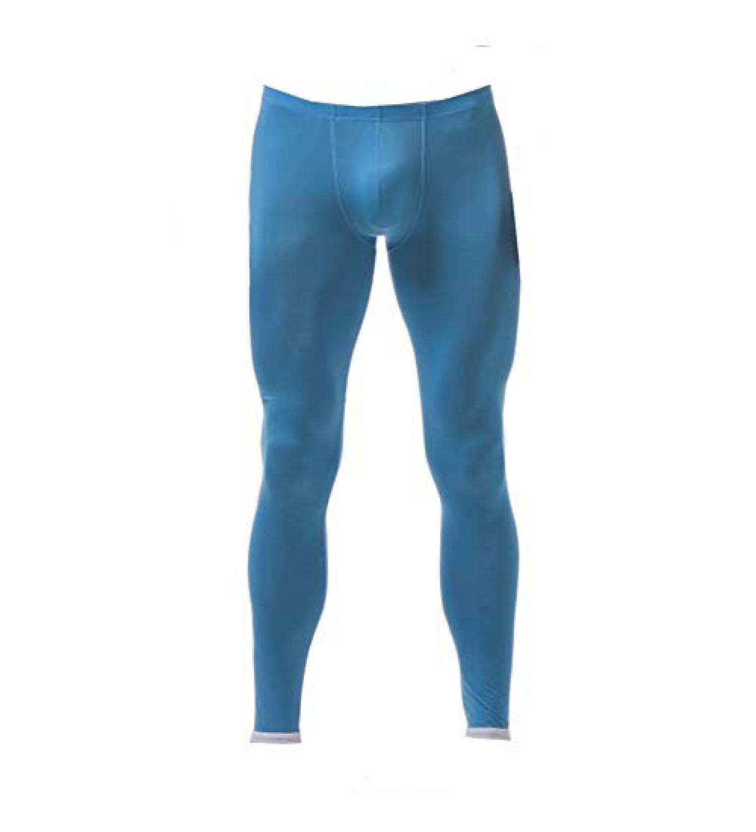 K-Men Men's Ice Silk Low Rise Slim Legging Pant Mesh Long Trousers - Small Blue - Buy Online on SooperMarket.com