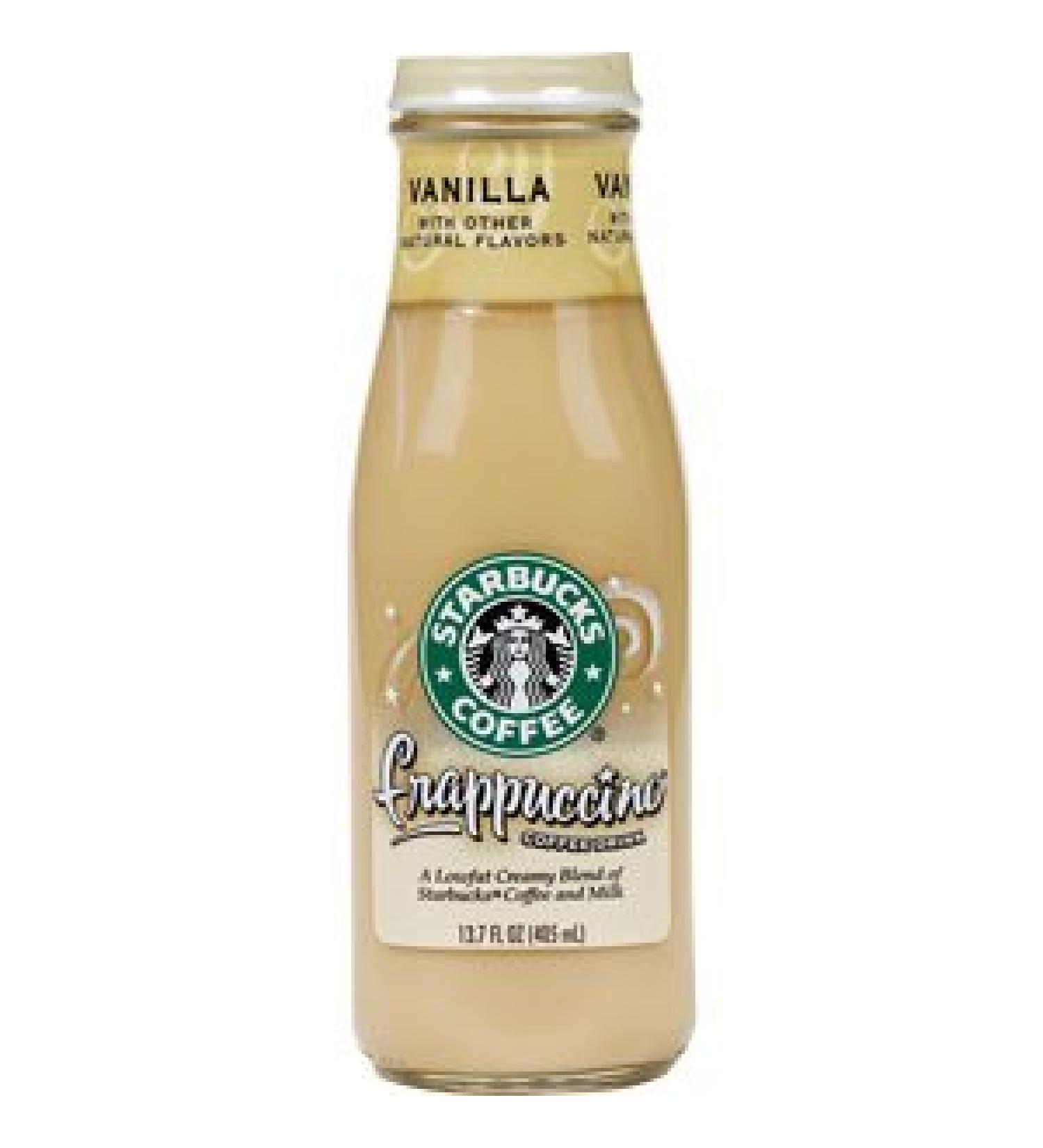 Starbucks Coffee Frappuccino Coffee Drink, Vanilla Flavor, 13.7 fl. oz. (Pack of 6)