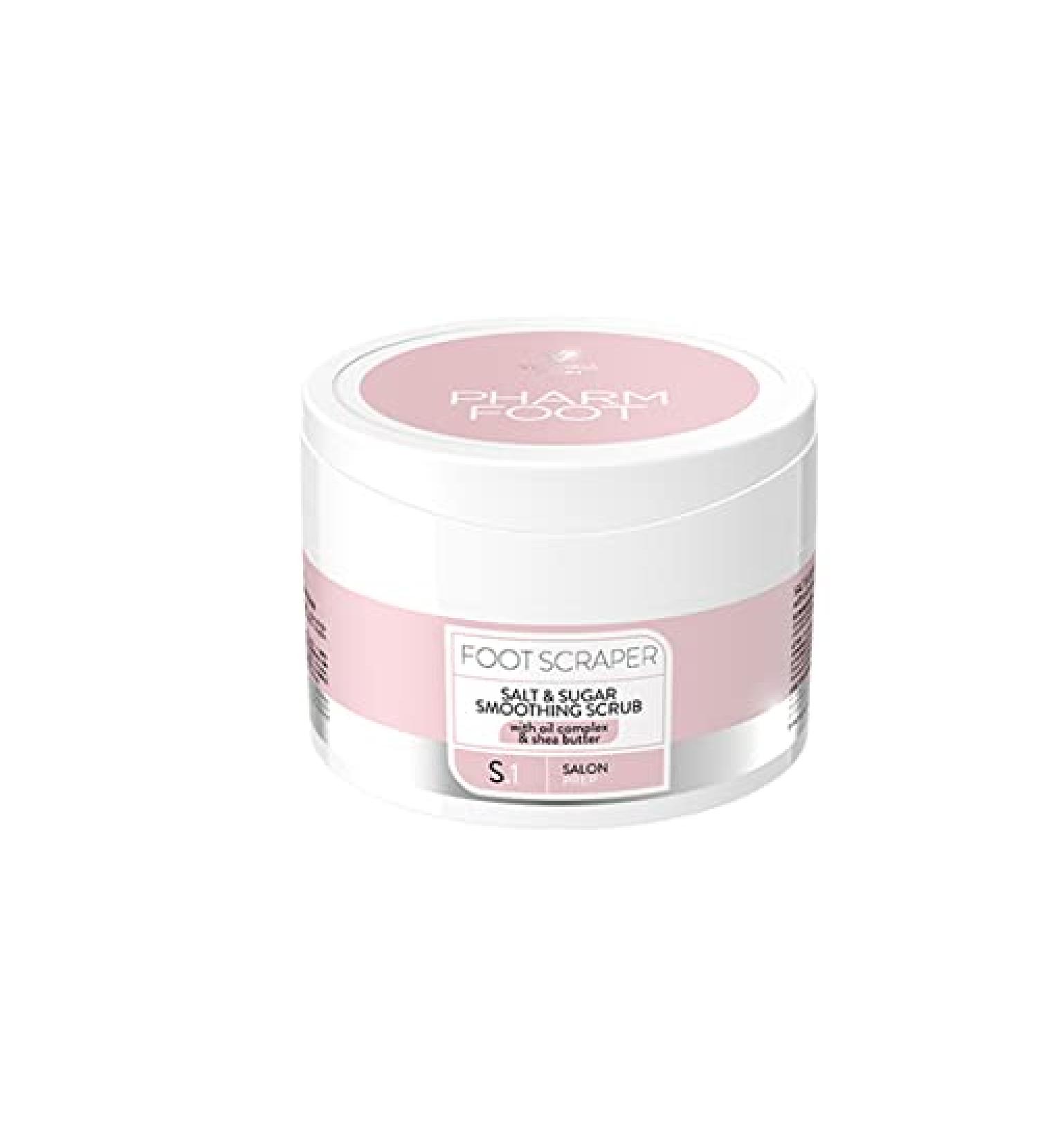 Victoria Vynn PHARM FOOT - FOOT SCRAPER 200 g - SMOOTHING SALT & SUGAR FOOT PEELING