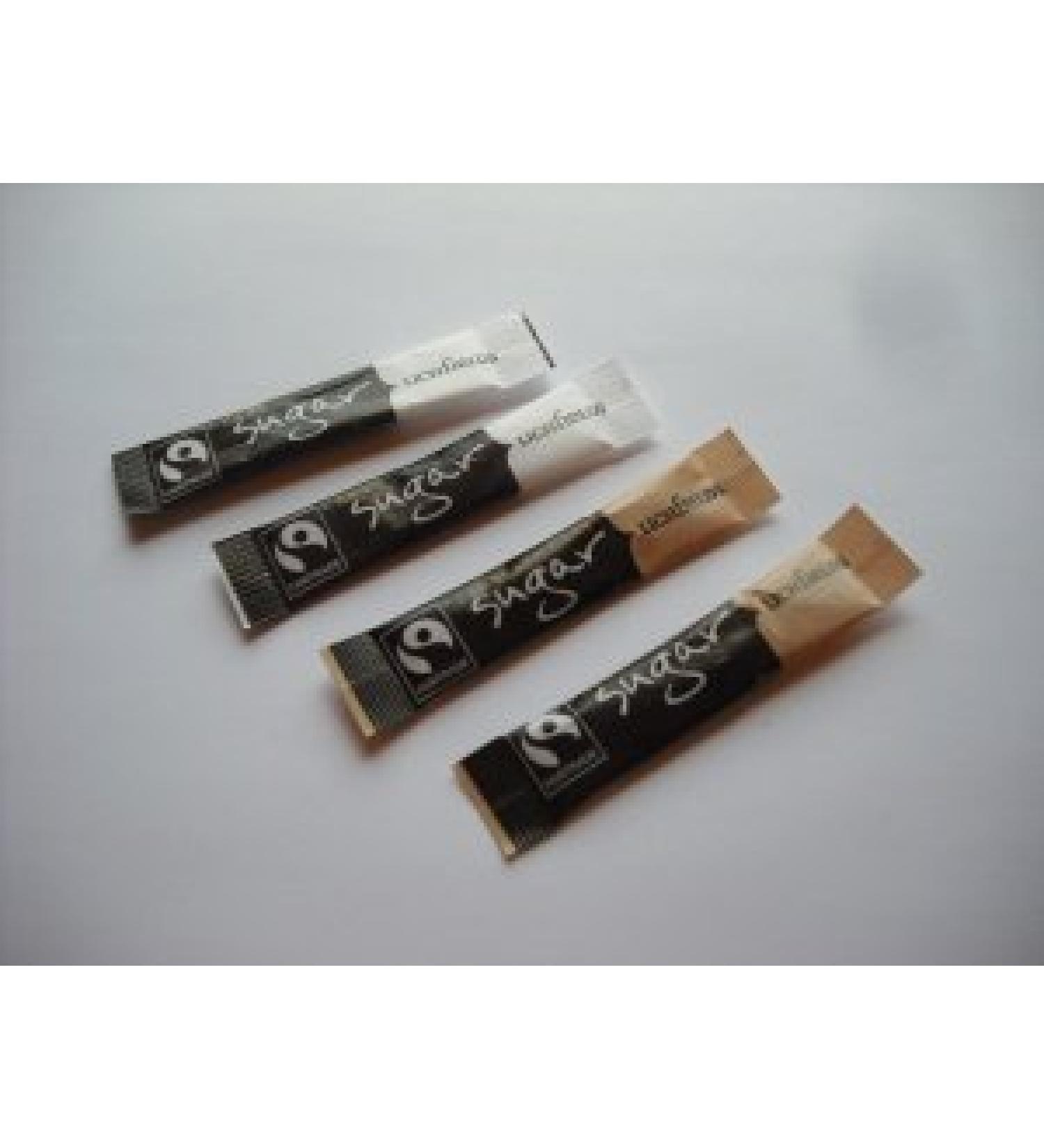 50 Individual White Sugar Sachets & 50 Brown Sugar Individual Sachets