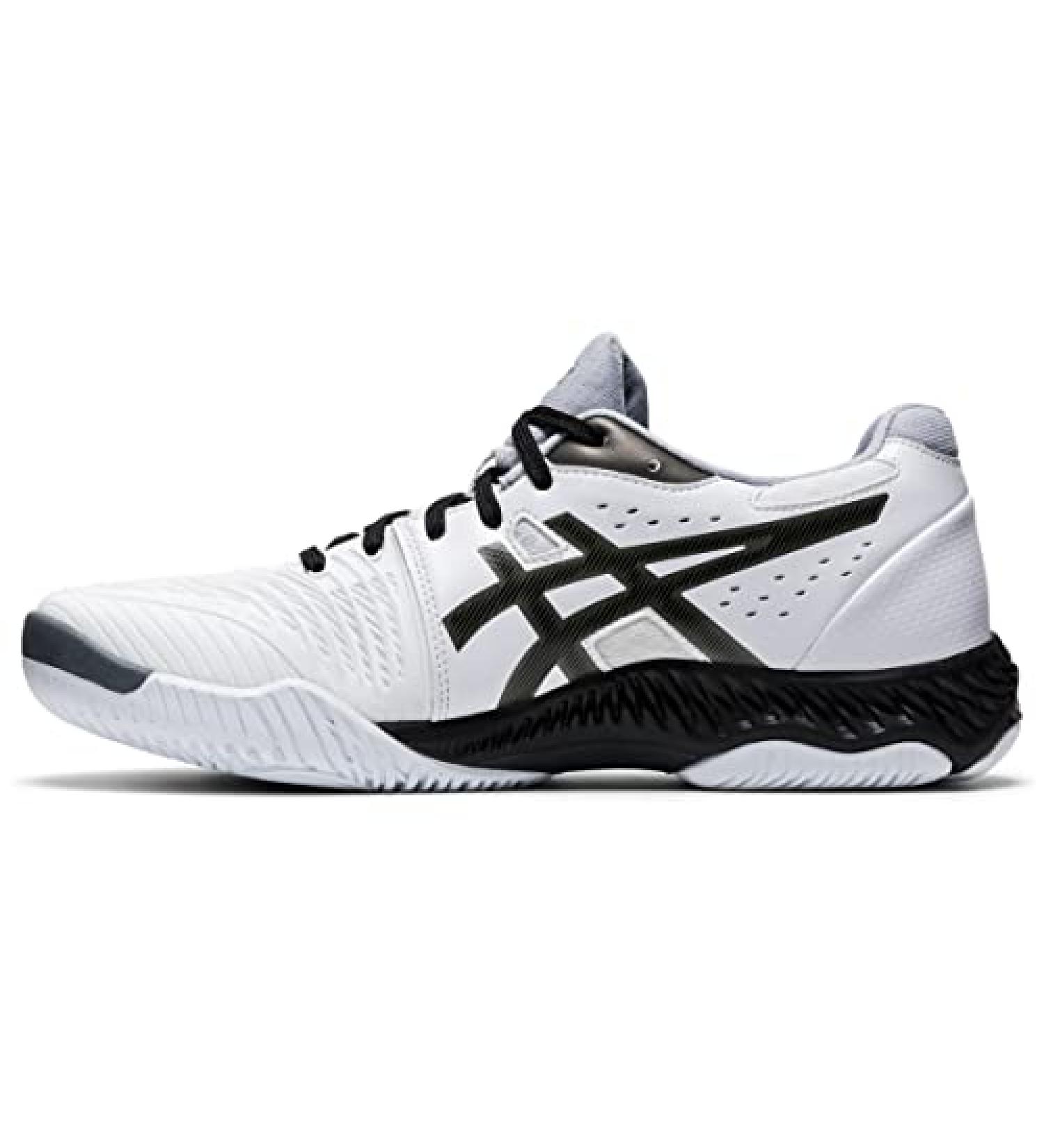 ASICS Men's Netburner Ballistic FlyteFoam 2 Volleyball Shoes 11.5 - White/Gunmetal - Buy Online on SooperMarket.com
