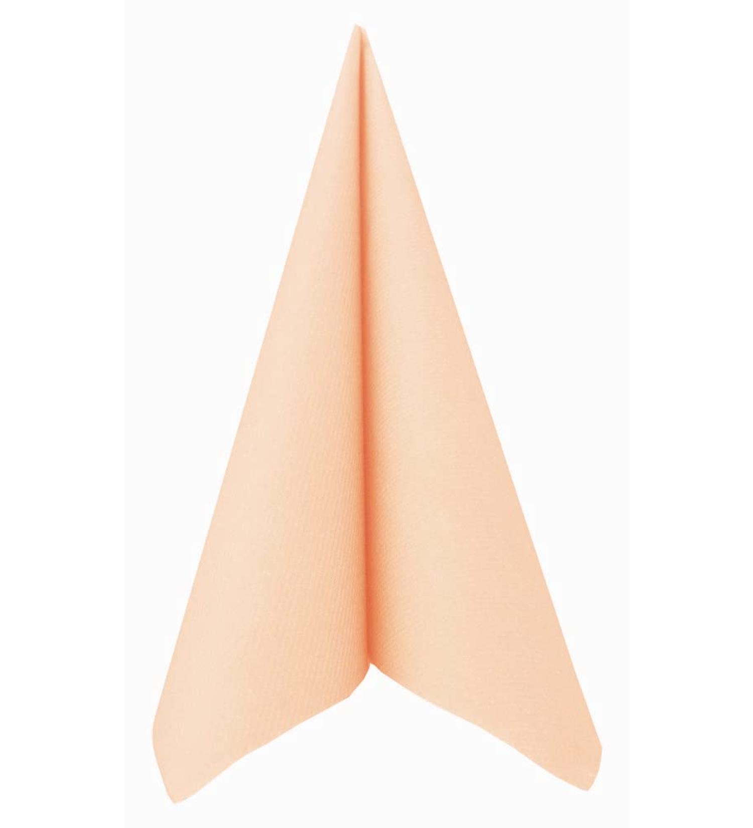 50 APARTina Fabric-Like Airlaid Napkins - Bleached Apricot 40x40 cm | Premium Quality for Elegant Dining | International Shipping - Buy Online on SooperMarket.com