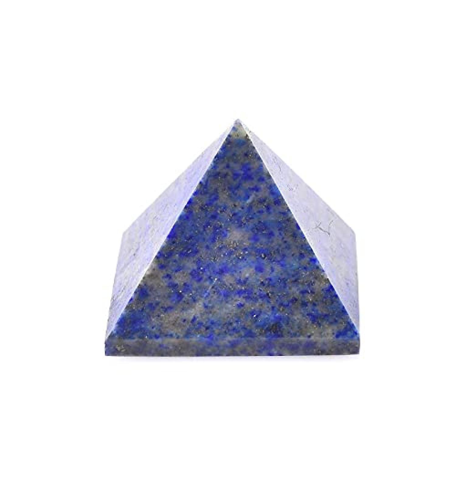 CIMWJOPS Natural Crystal Pyramid Lapis Lazuli Quartz Ornaments Natural Carved Tower Point - Buy Online on SooperMarket.com