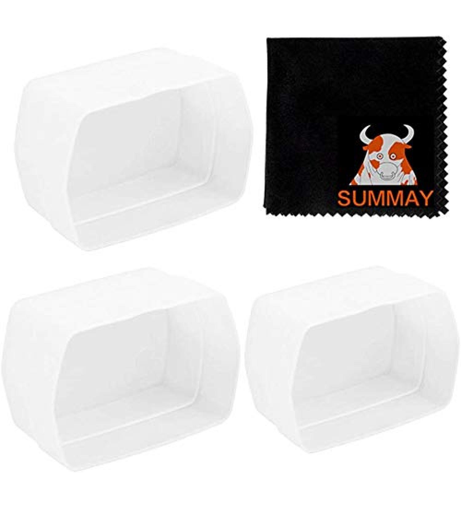 Godox Flash Diffuser Dome Bounce - 3 Pack White for V860II V850II TT685 TT600 Speedlight - Buy Online on SooperMarket.com