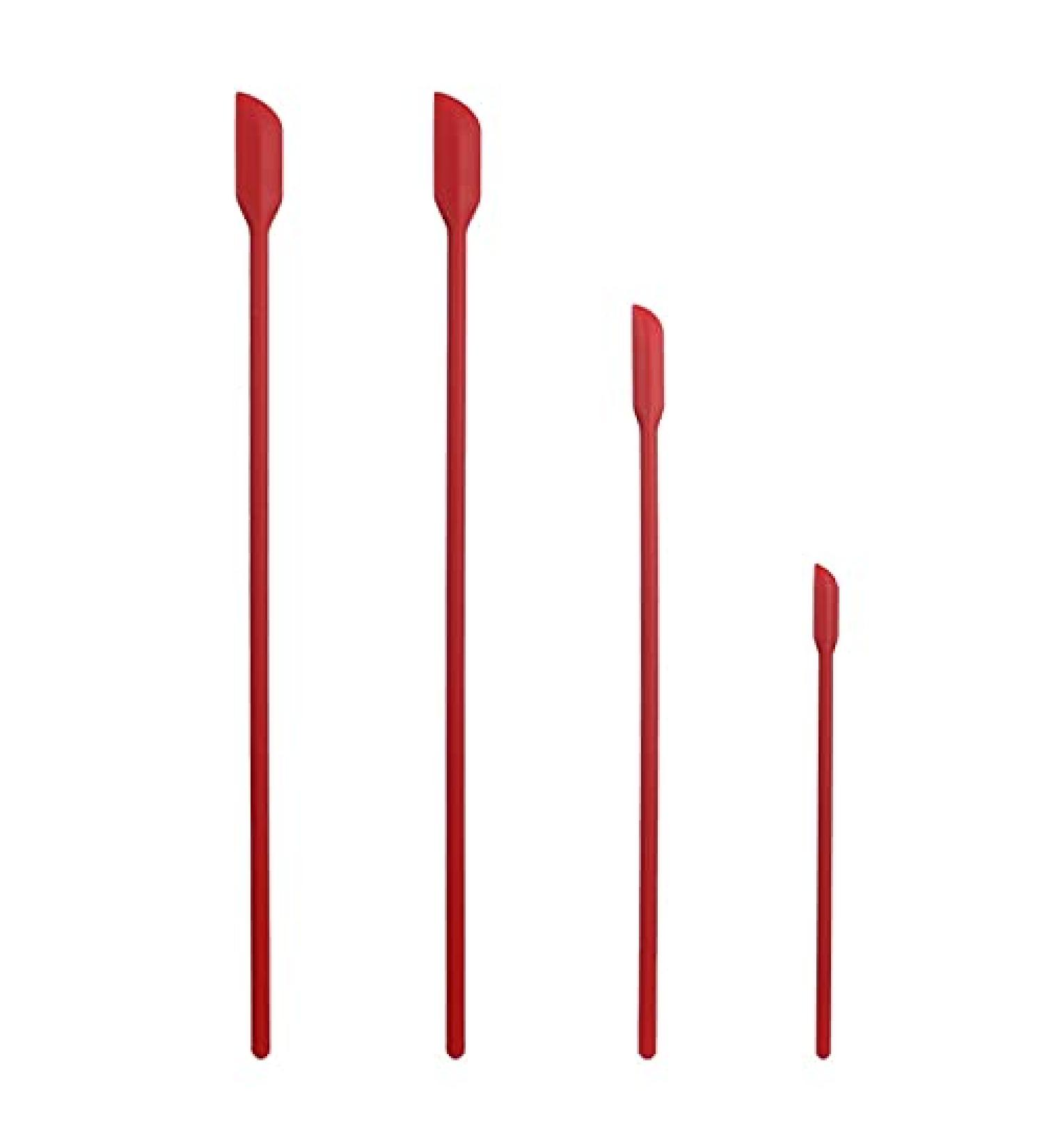 Buy 2-in-1 Silicone Mini-Pointed Scraper & Jam Spatula Set | Perfect for Lengthening Cosmetic Bottles | International Shipping Available - Buy Online on SooperMarket.com