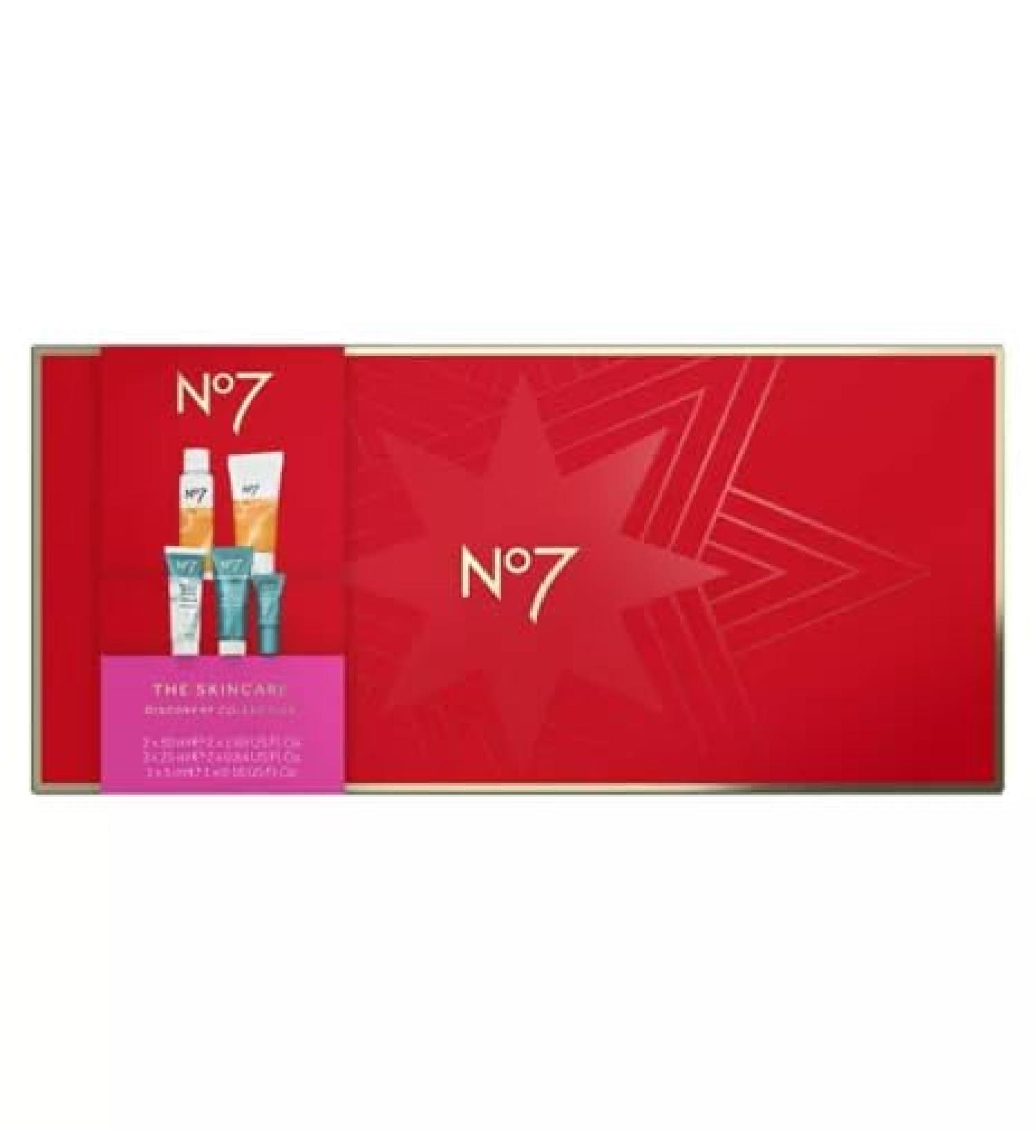 No7 The Skincare Discovery Collection Gift set + Free Merry Xmas 3D Key Rings- XMAS Gift Set Christmas Present Birthday Gift - Buy Online on SooperMarket.com